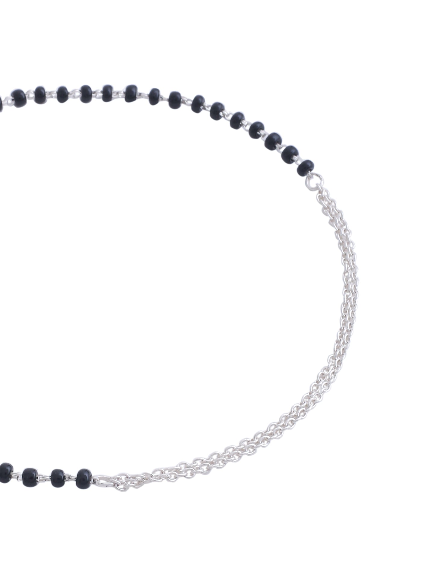 Starry Night Adjustable Silver Anklet