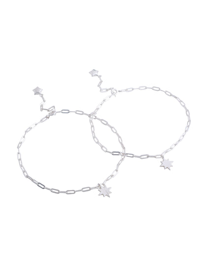 Lone Star Sterling Silver Anklet