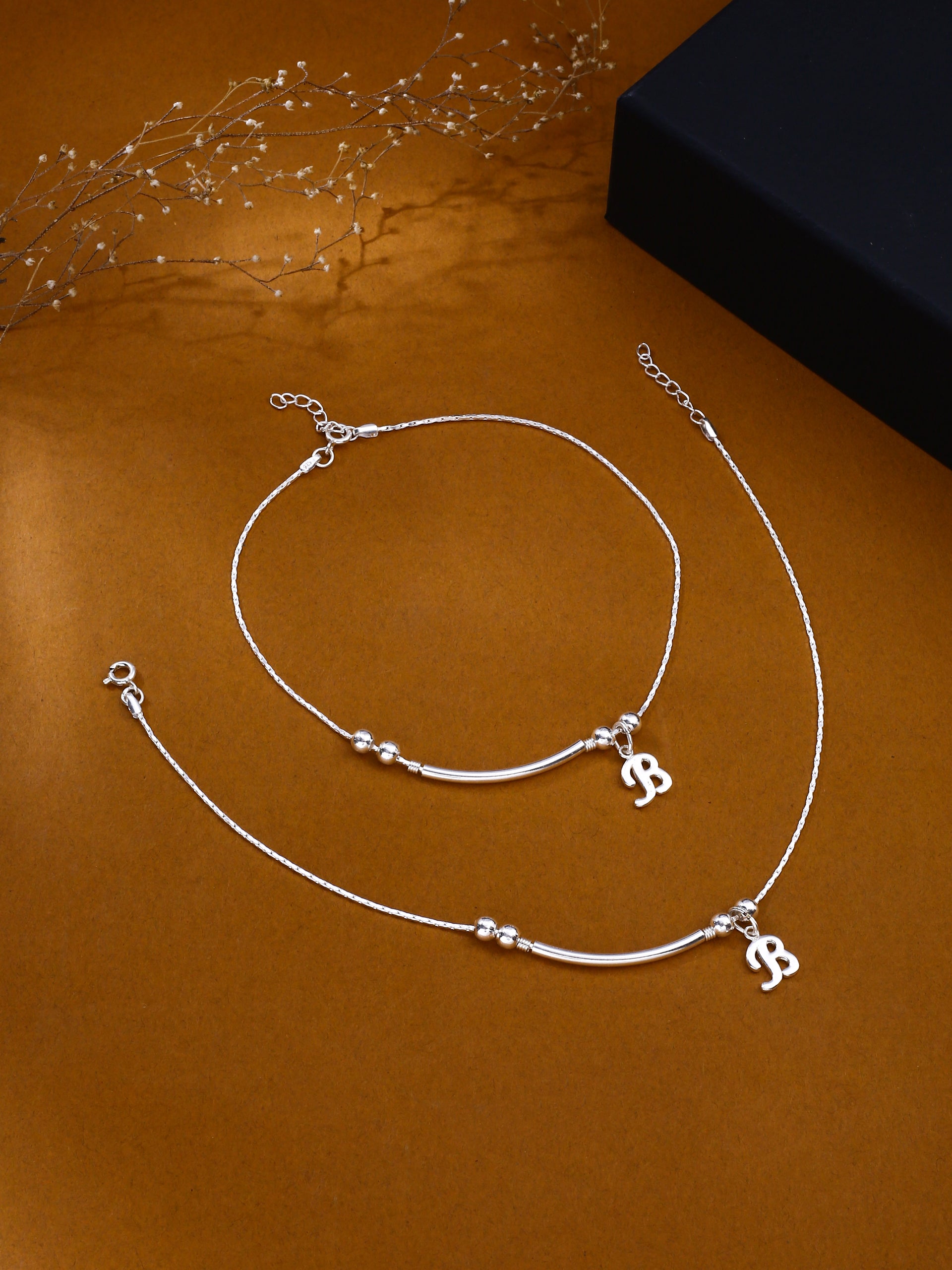 Buy Payal Silver Anklets for Women at Kicky and Perky