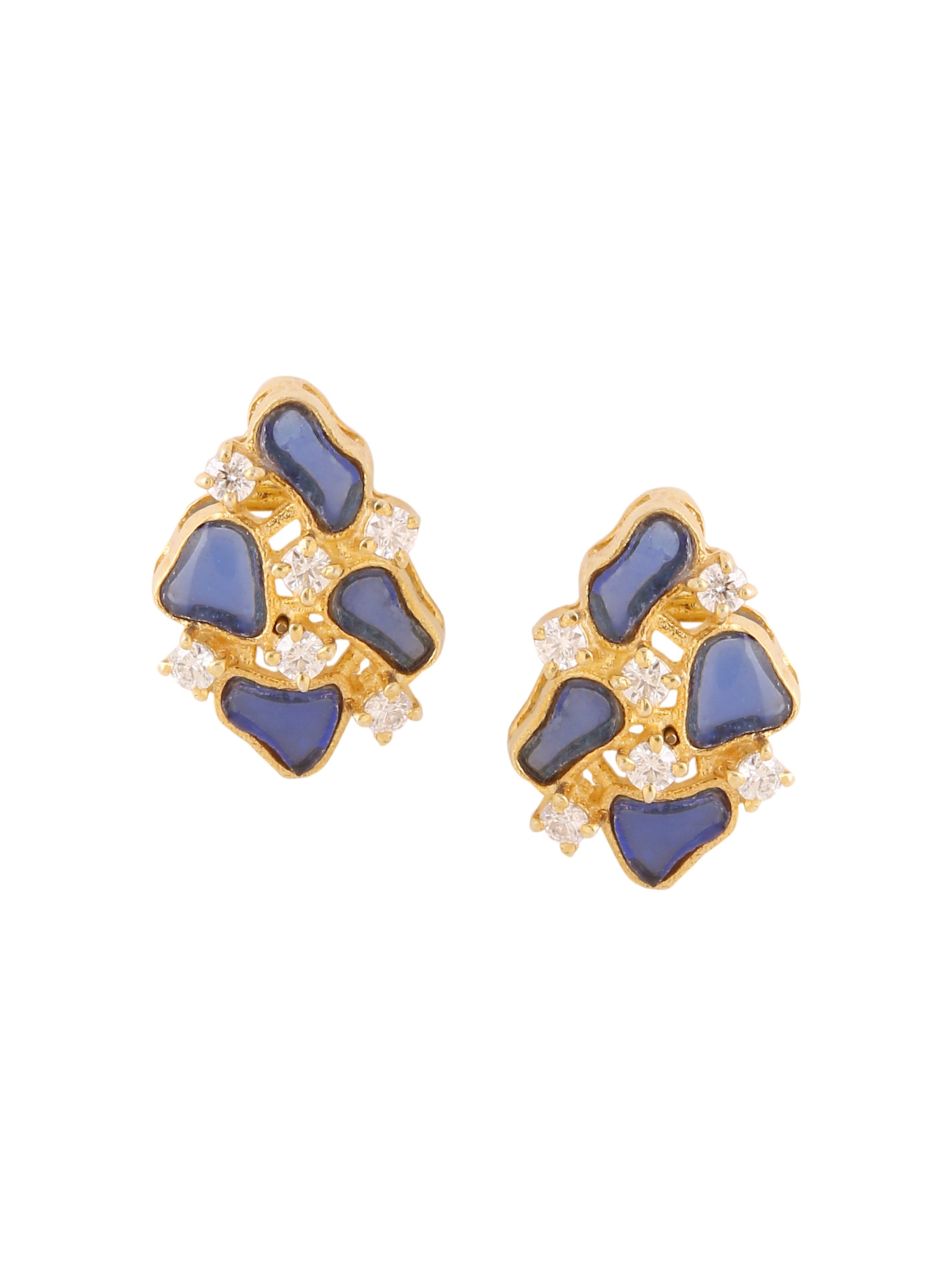 Immaterial Charm Gold-Plated Earrings