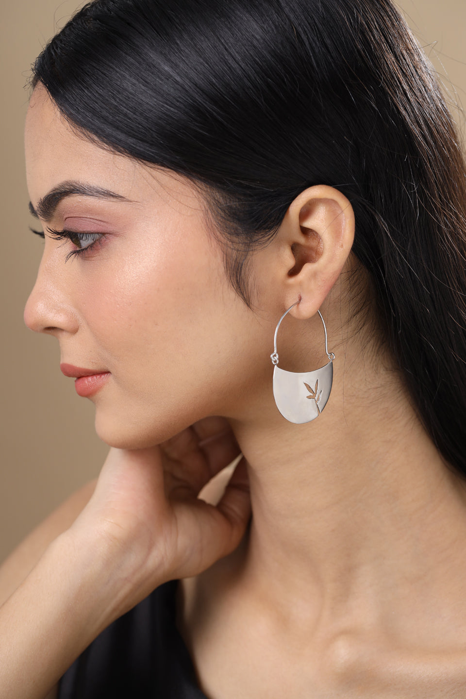 Floral Harmony: 925 Sterling Silver Earring