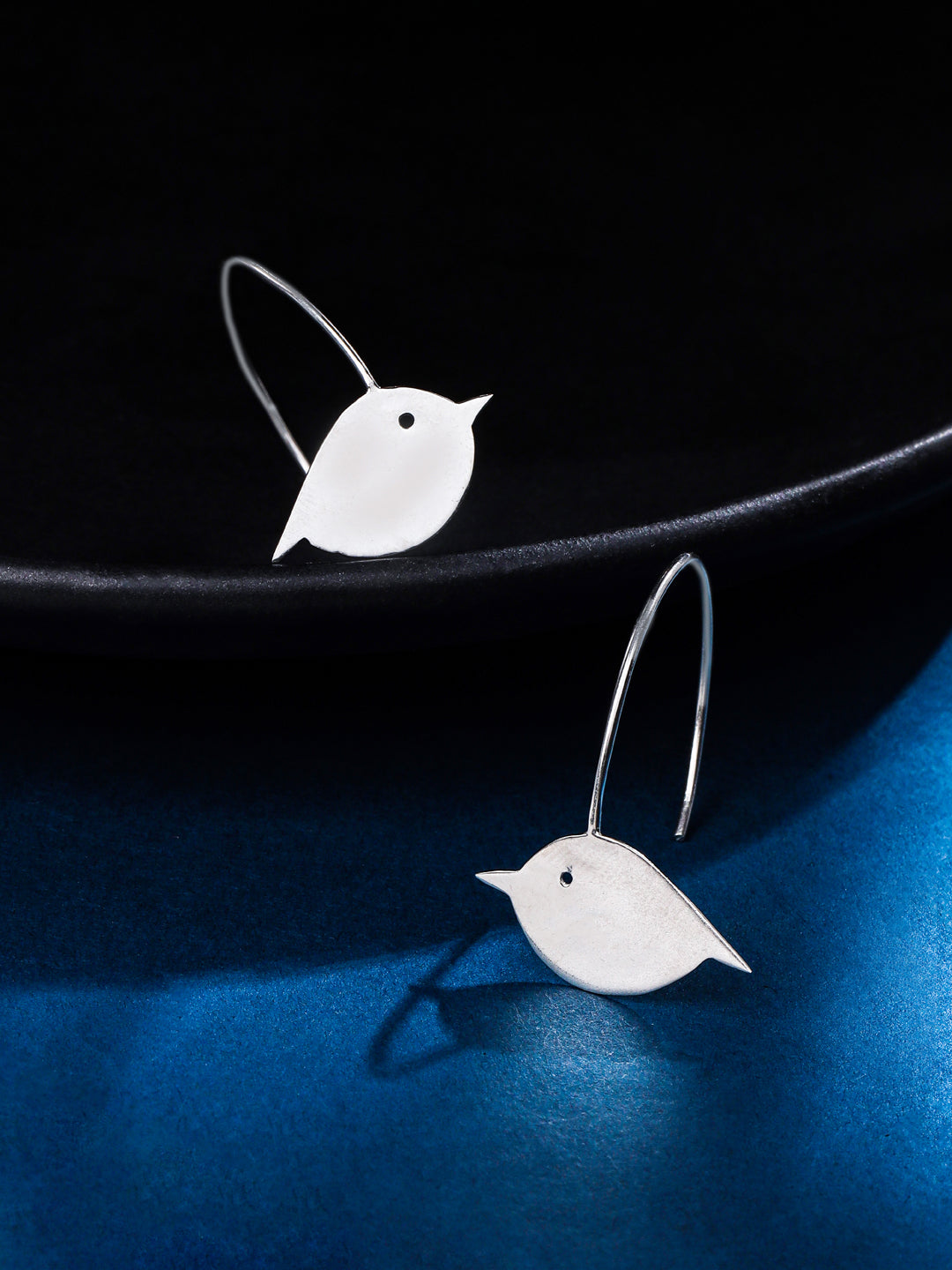 Flight of Elegance: 925 Silver Bird Earring