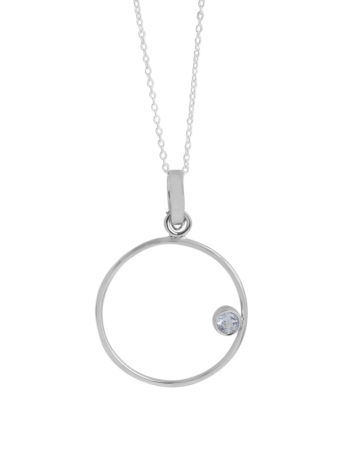 Silver Collection Gemstone Beauty Pendant
