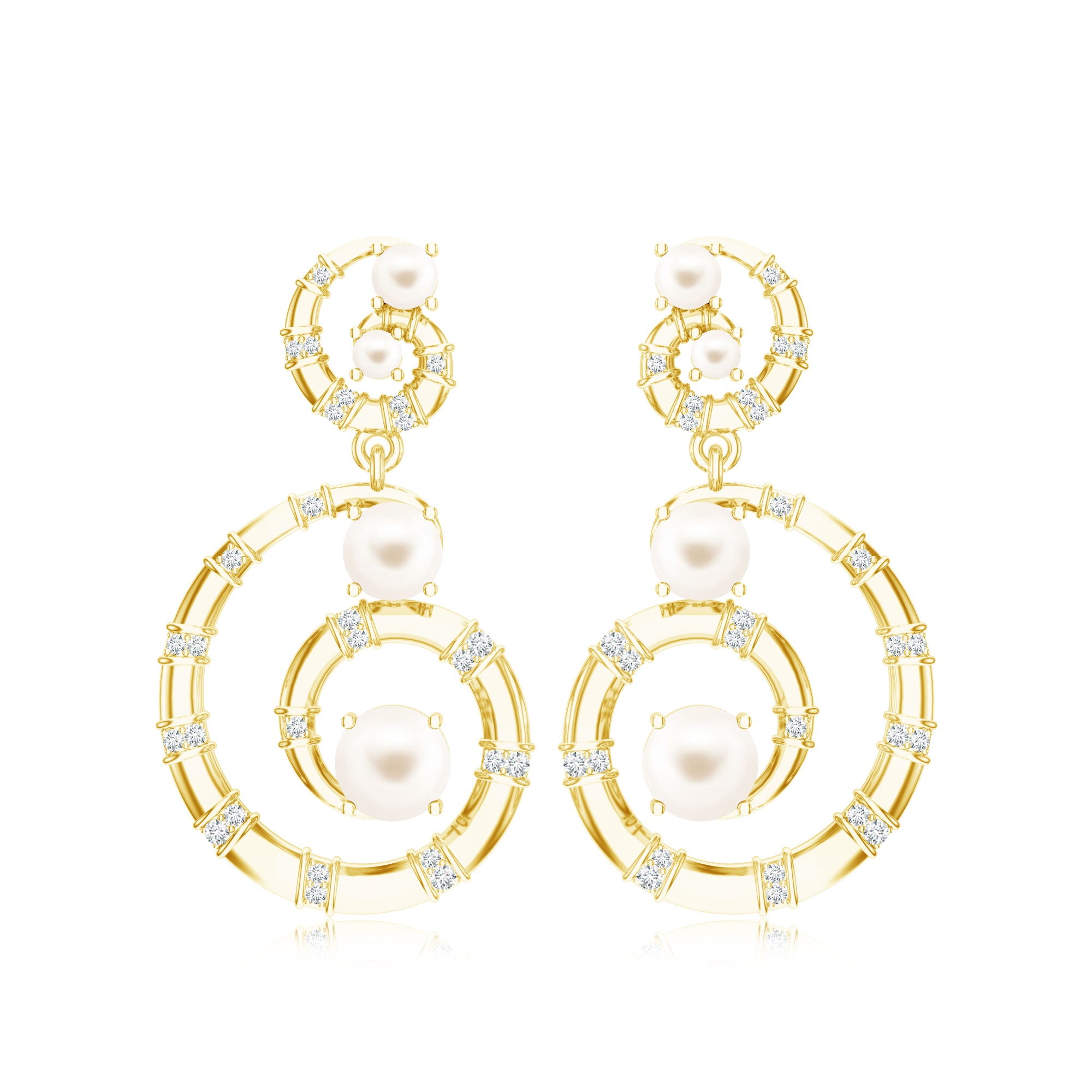 Divine Light Karwa Chauth Earrings: Illuminating Love