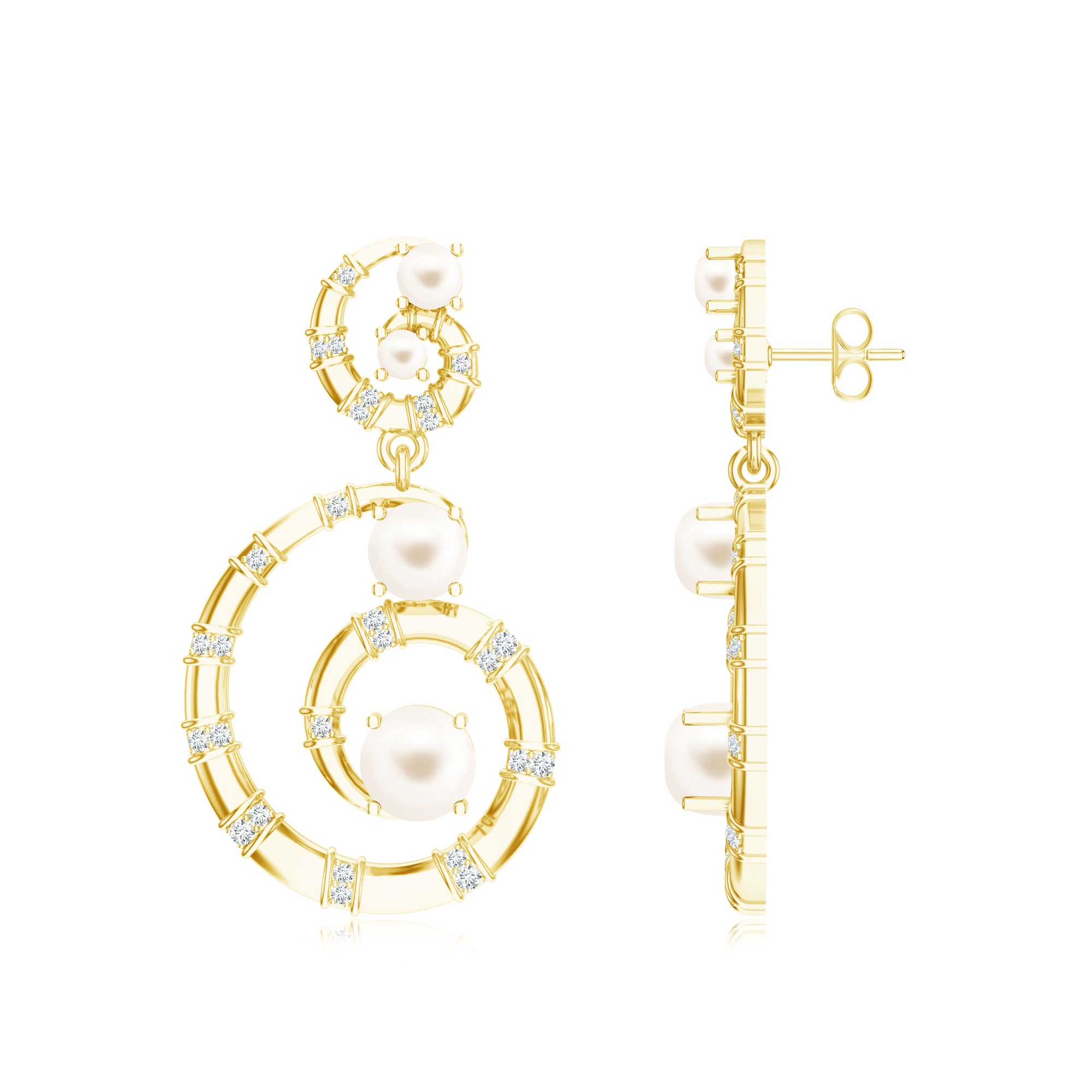 Divine Light Karwa Chauth Earrings: Illuminating Love