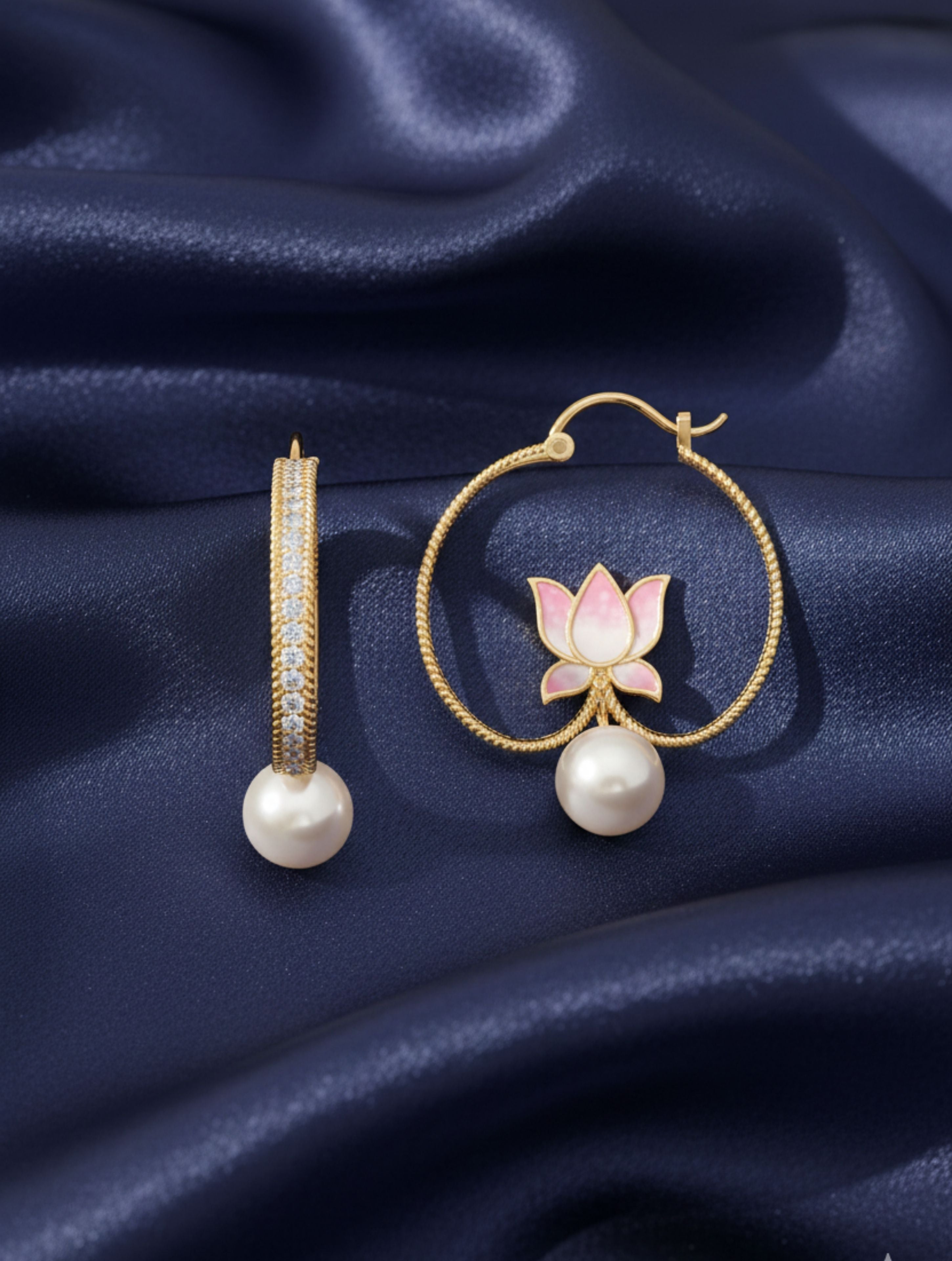 Moissanite Exquisite Mangalayam 925 Sterling Silver Earrings For Women