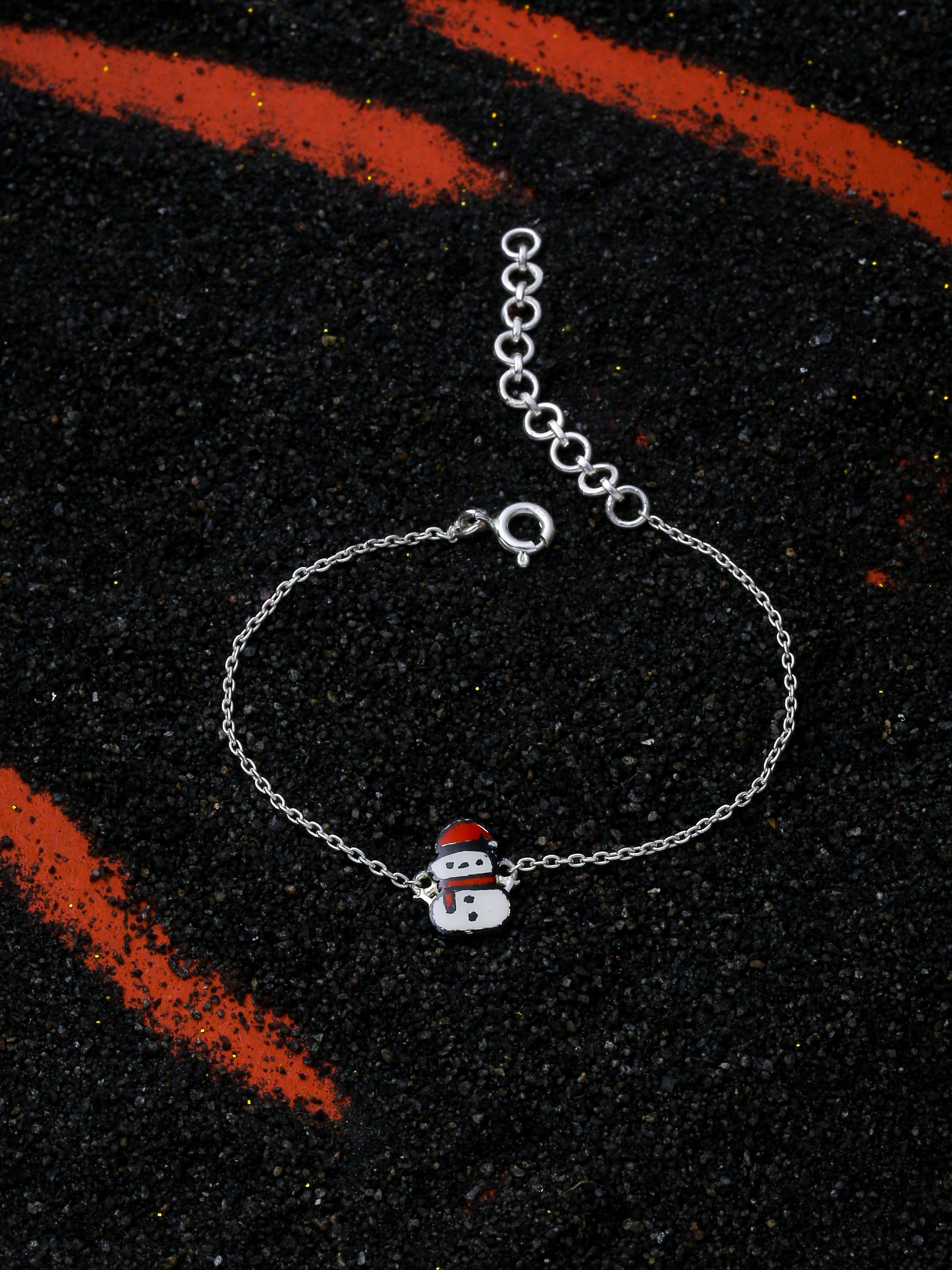 Buy Kids Silver Bracelet Circus Theme Colorful Jewelry