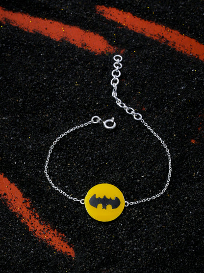 Gotham Guardian: Silver Bracelet
