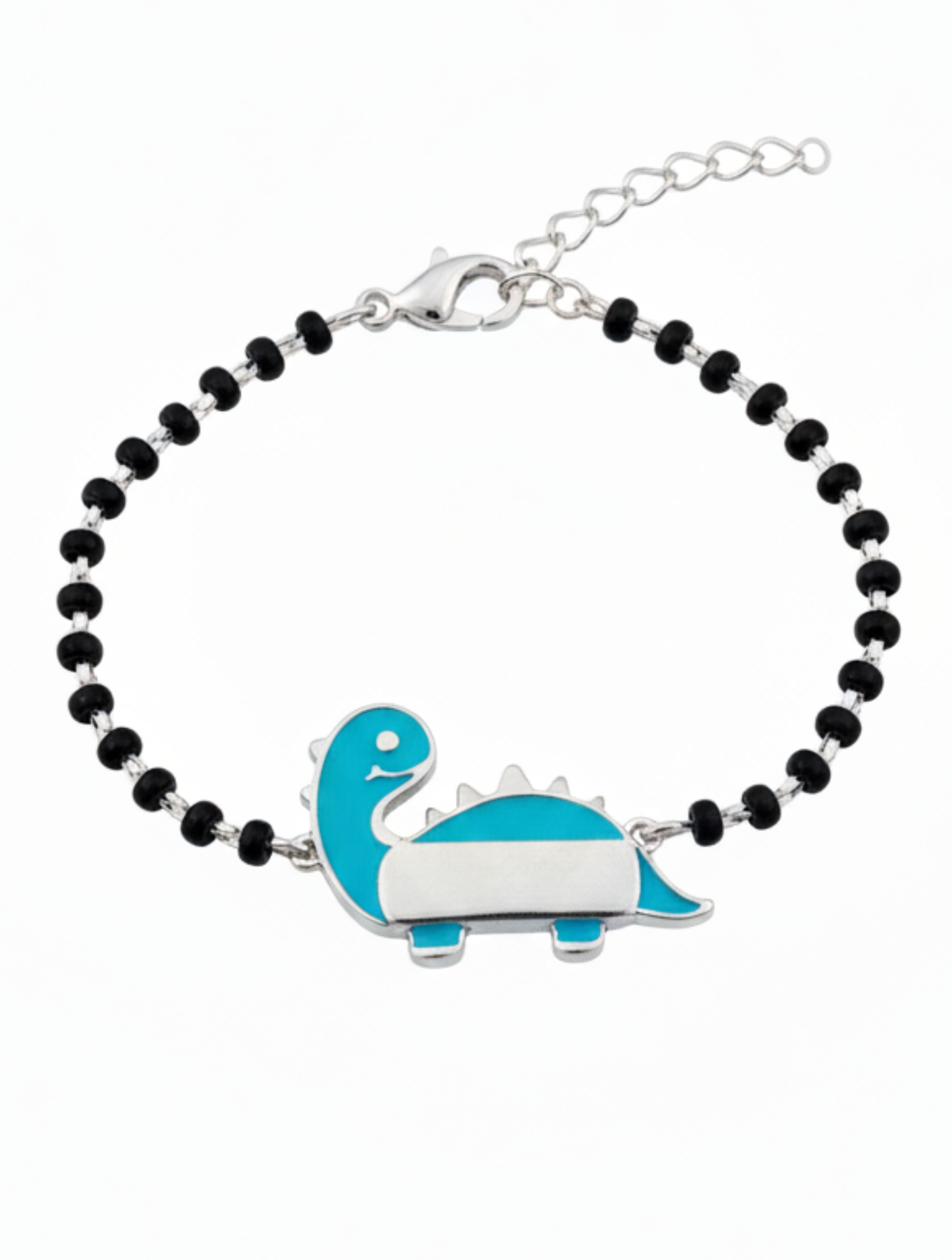 Personalized Dino-Mite Baby Bracelet 925 Sterling SIlver