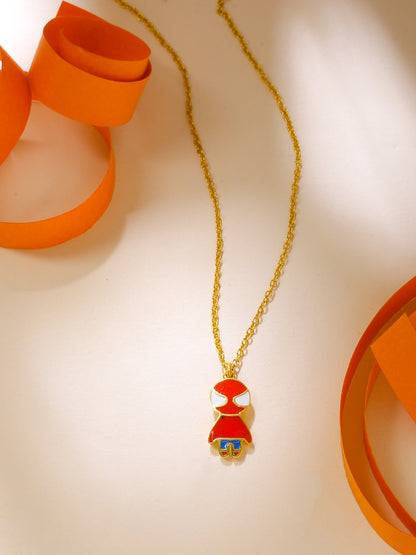 Spidey's Heroic Web: Superhero Pendant
