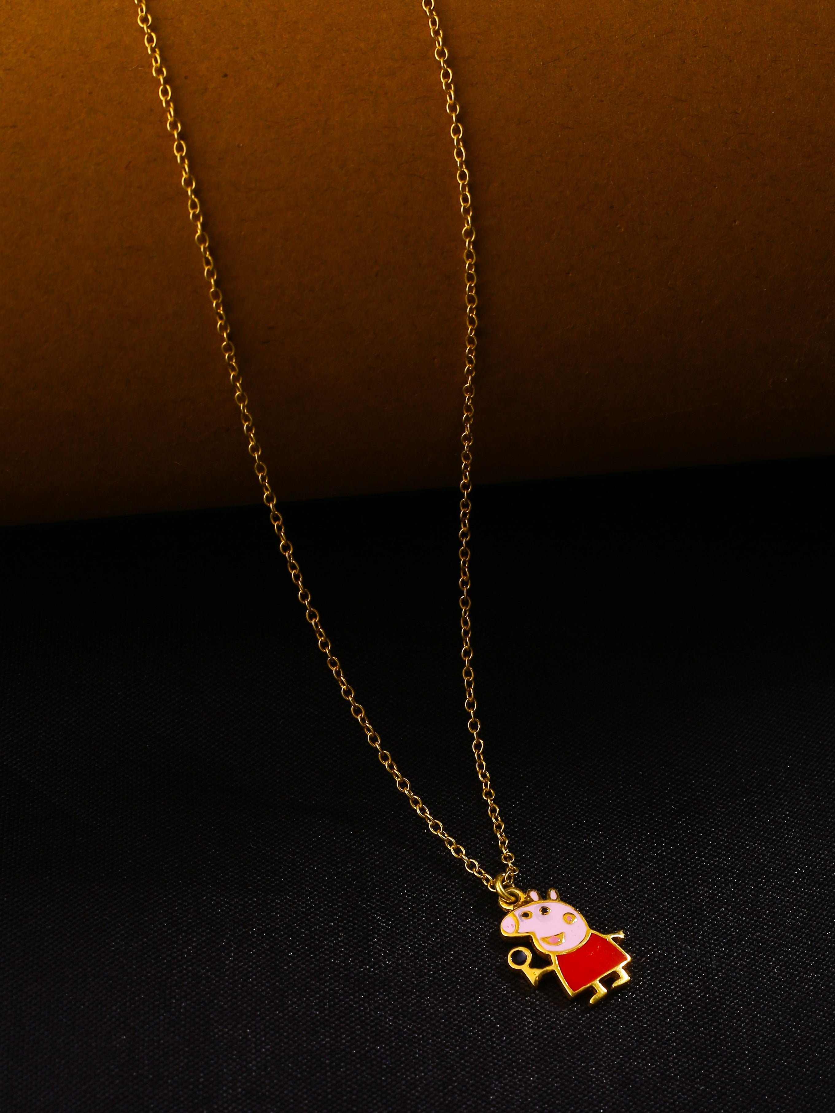 Pinky Pig Pendant - Heartwarming Jewellery for Kids