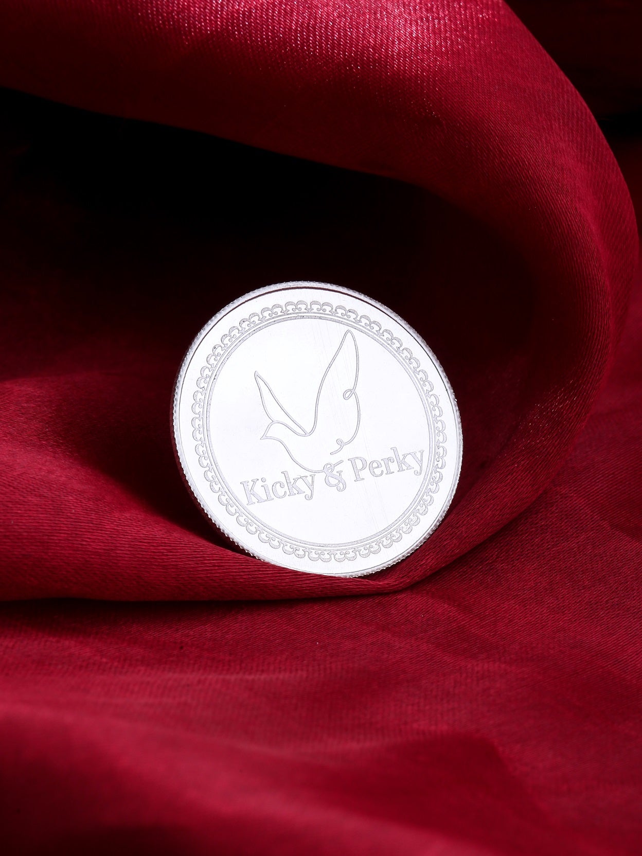 Sacred 10g Pure Silver Laxmi Maa and Ganesh Ji Coin