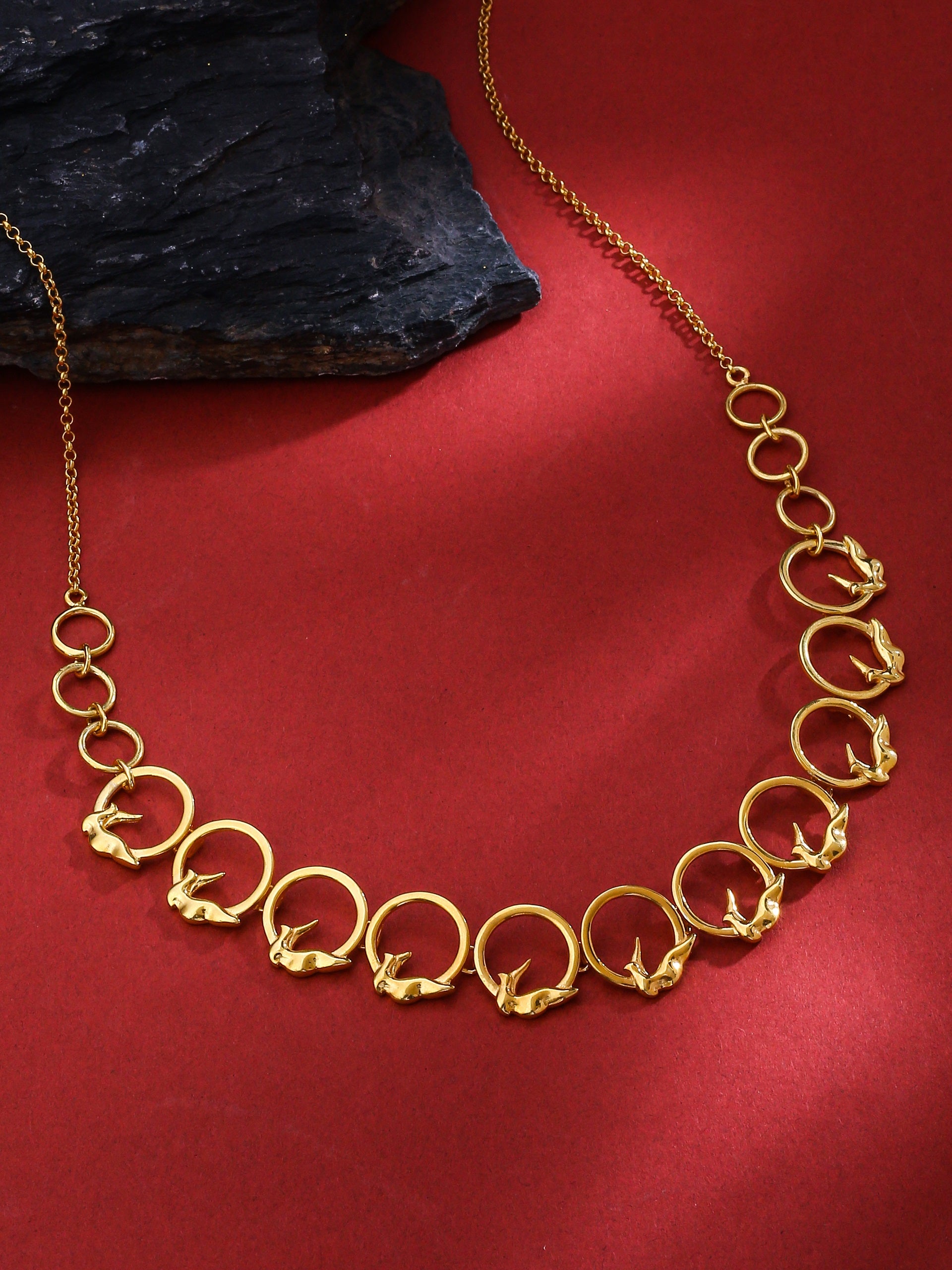 Goldkette „Kreis der Freiheit“