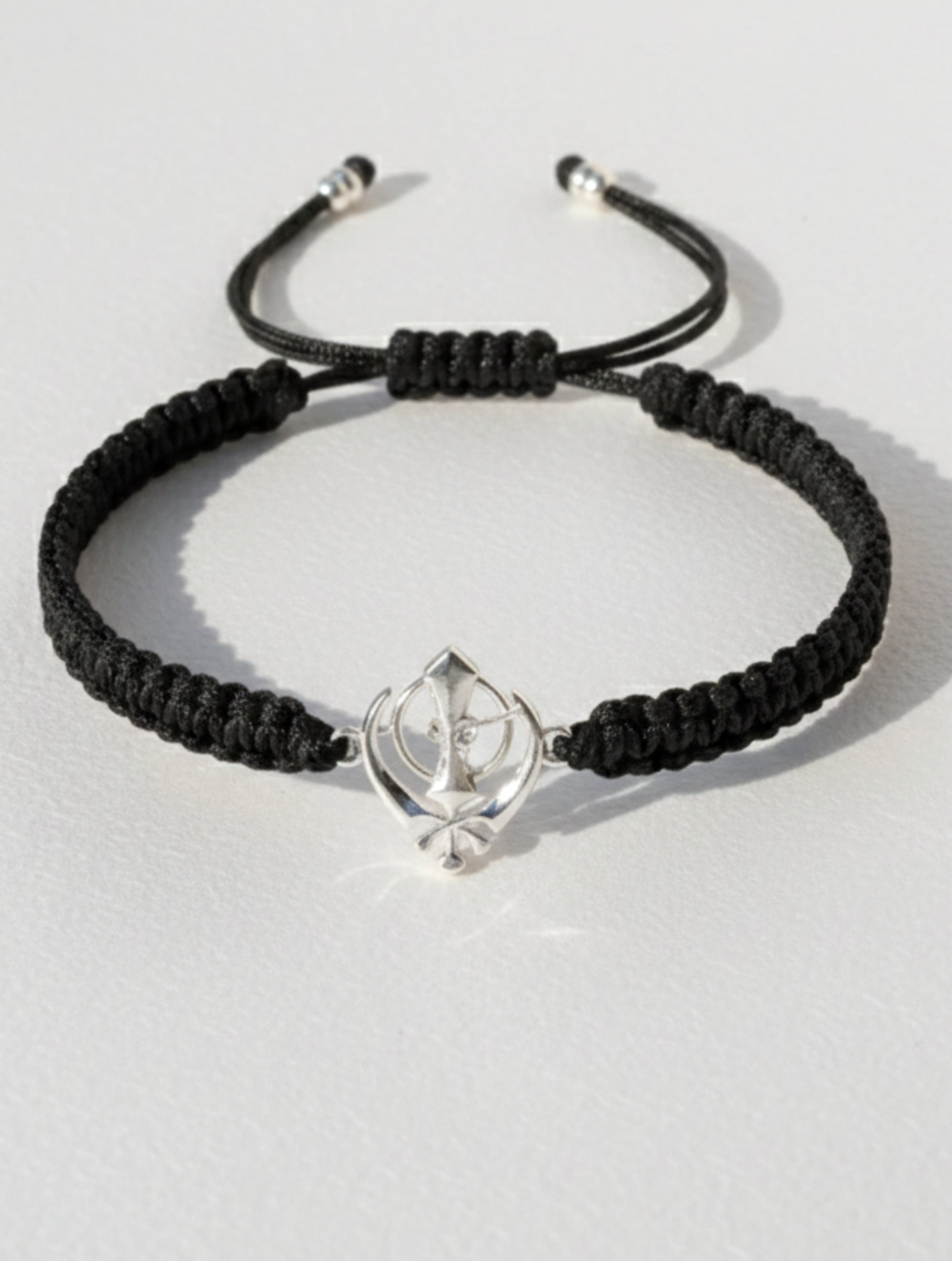 Ik Onkar Symbol 925 Sterling Silver Bracelet