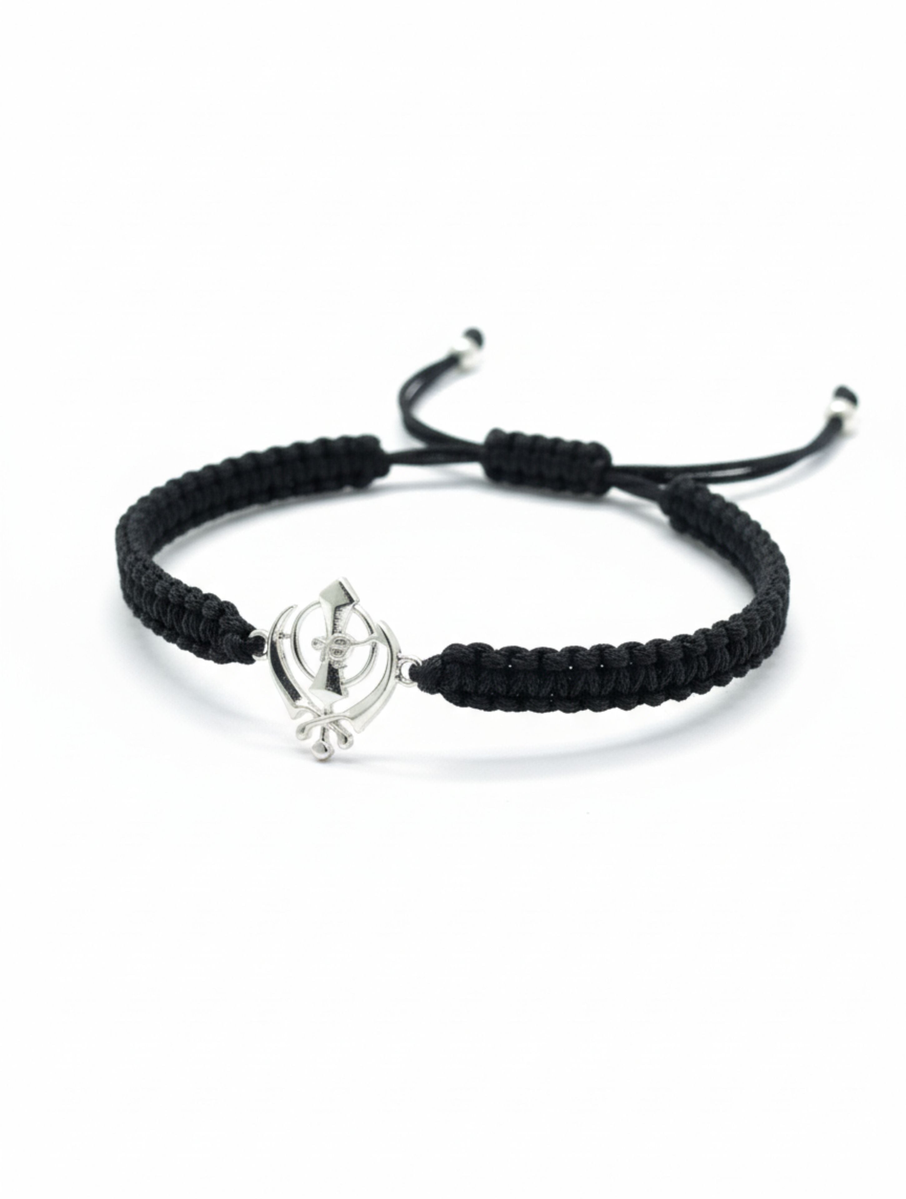 Ik Onkar Symbol 925 Sterling Silver Bracelet