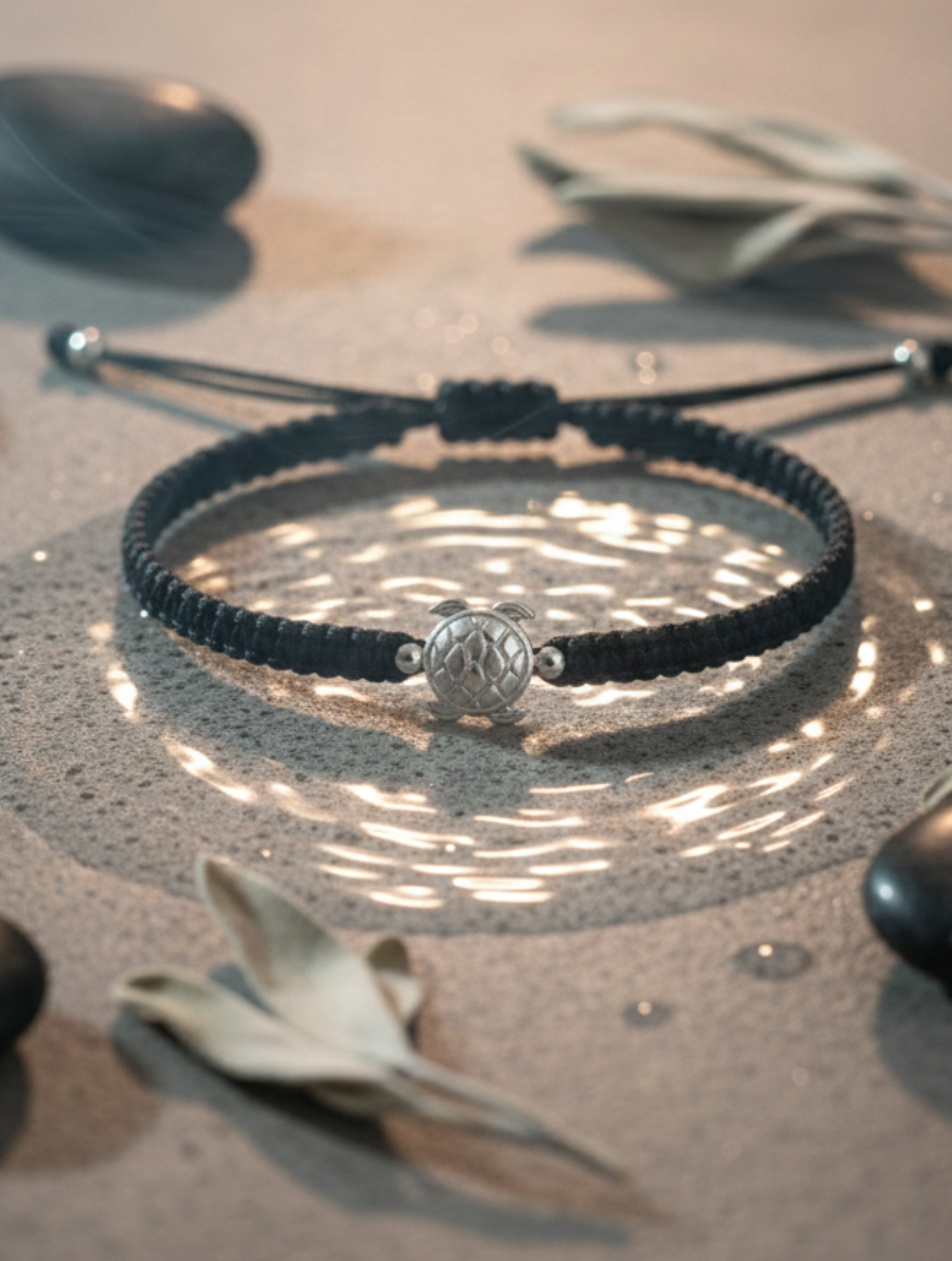 Ocean Guardian: Sterling Silver Turtle Bracelet