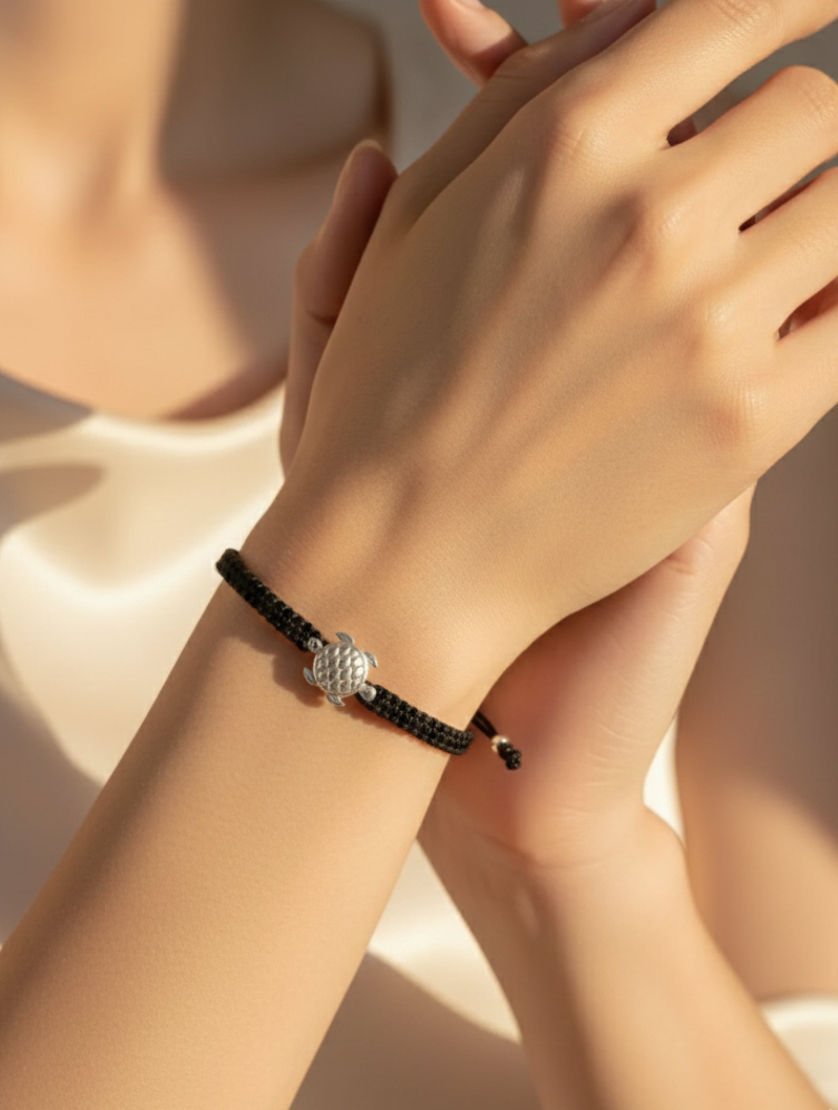 Ocean Guardian: Sterling Silver Turtle Bracelet