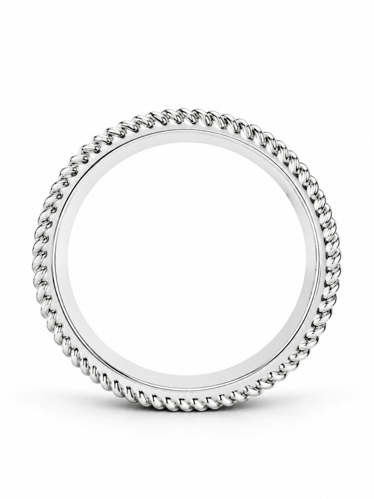 Moissanite Bold Engraved Oxidized Finish 925 Sterling Silver Ring For Men