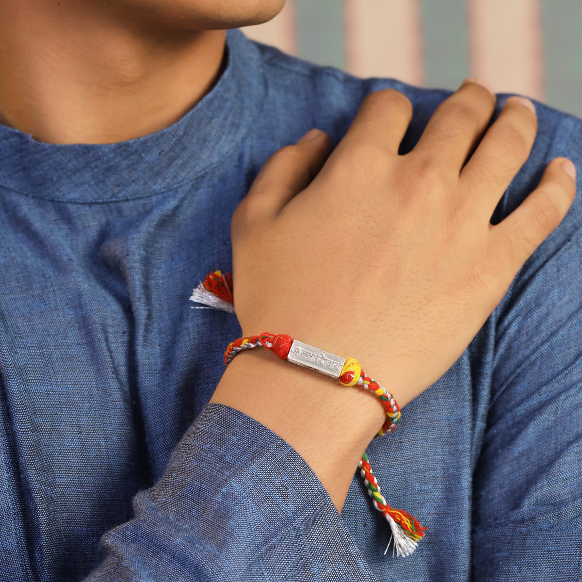 Buy Silver Rakhi Online From ₹599 | Exclusive Chandi Ki Rakhi Designs