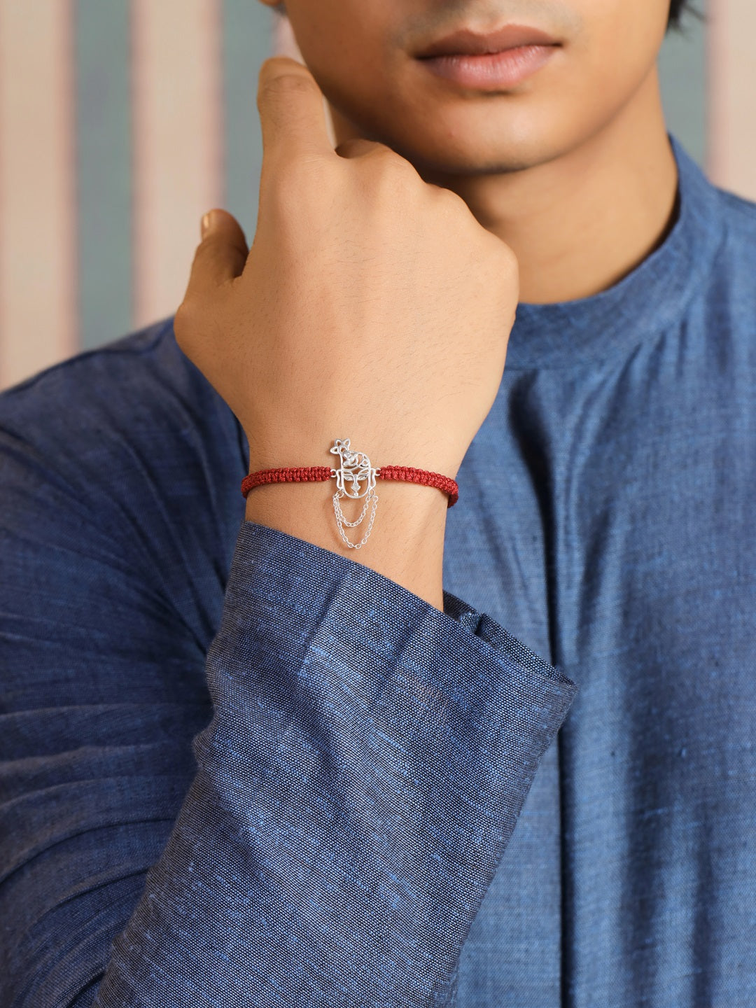Divine Grace Chain 925 Sterling Silver Rakhi