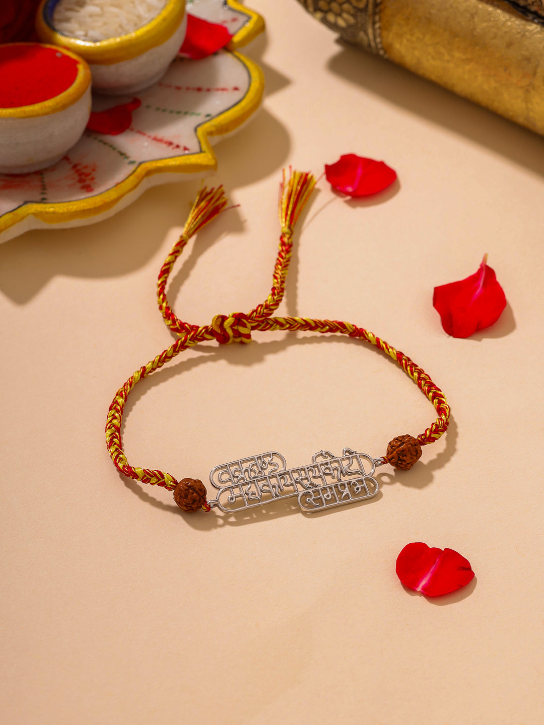 Ganesh Mantra 925 Sterling Silver Rakhi1