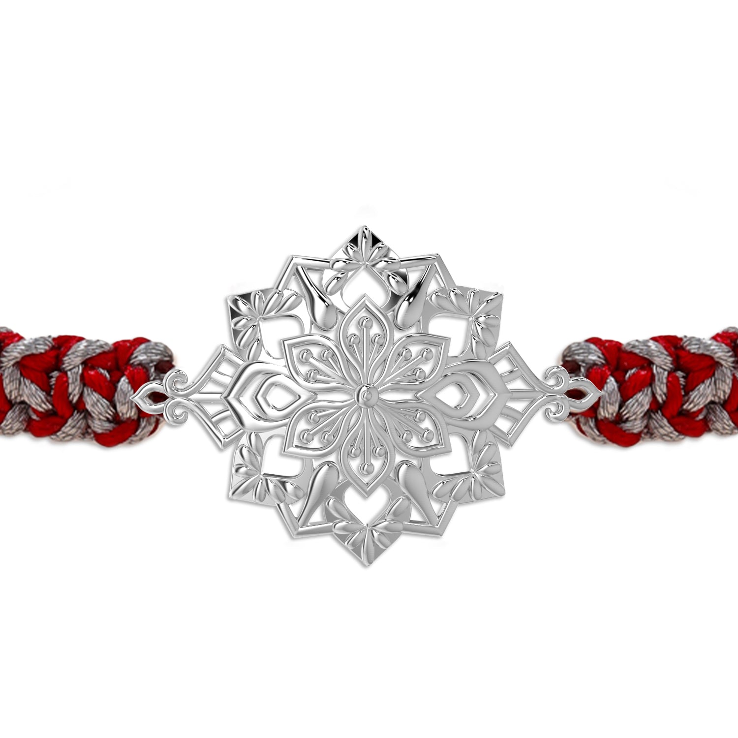 Modern Odisha Filigree Silver Rakhi