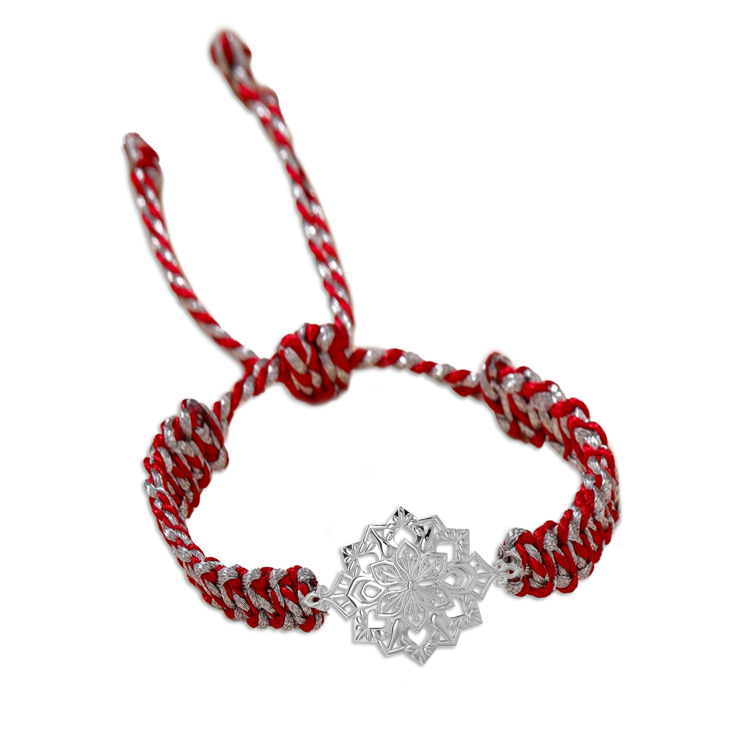 Modern Odisha Filigree Silver Rakhi