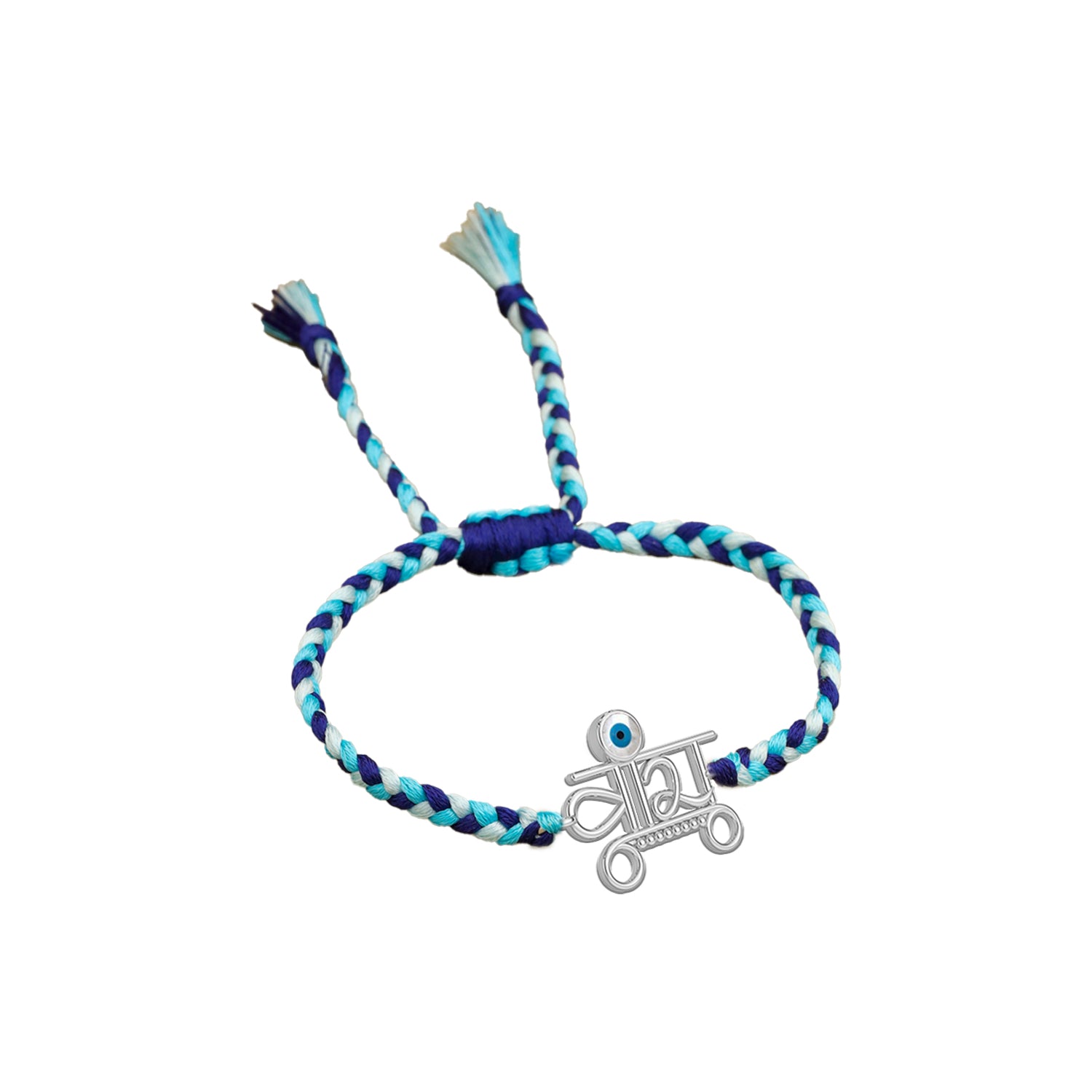 Veera Evil Eye Silver Rakhi