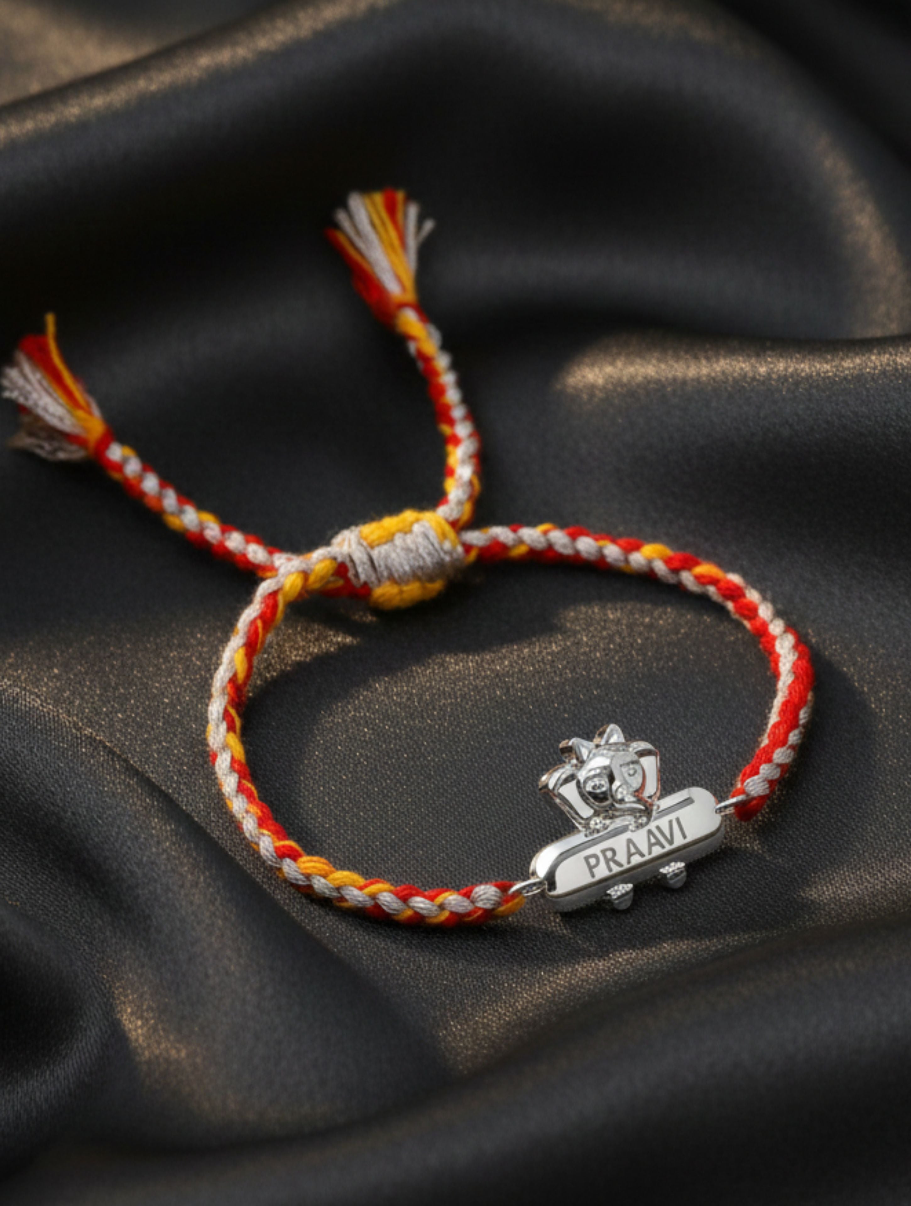 Elephant Personalized Kids 925 Sterling Silver Bracelet