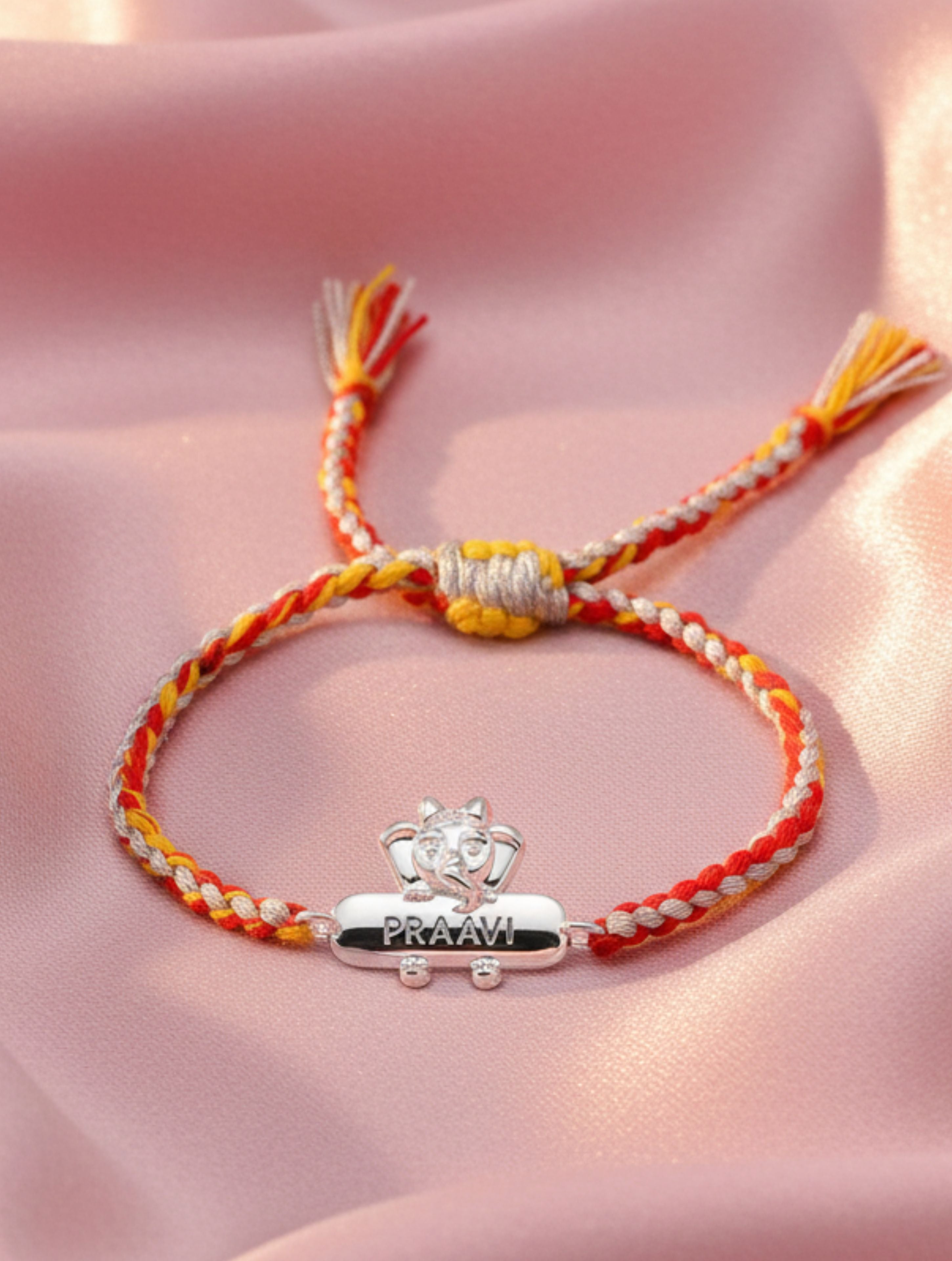 Elephant Personalized Kids 925 Sterling Silver Bracelet