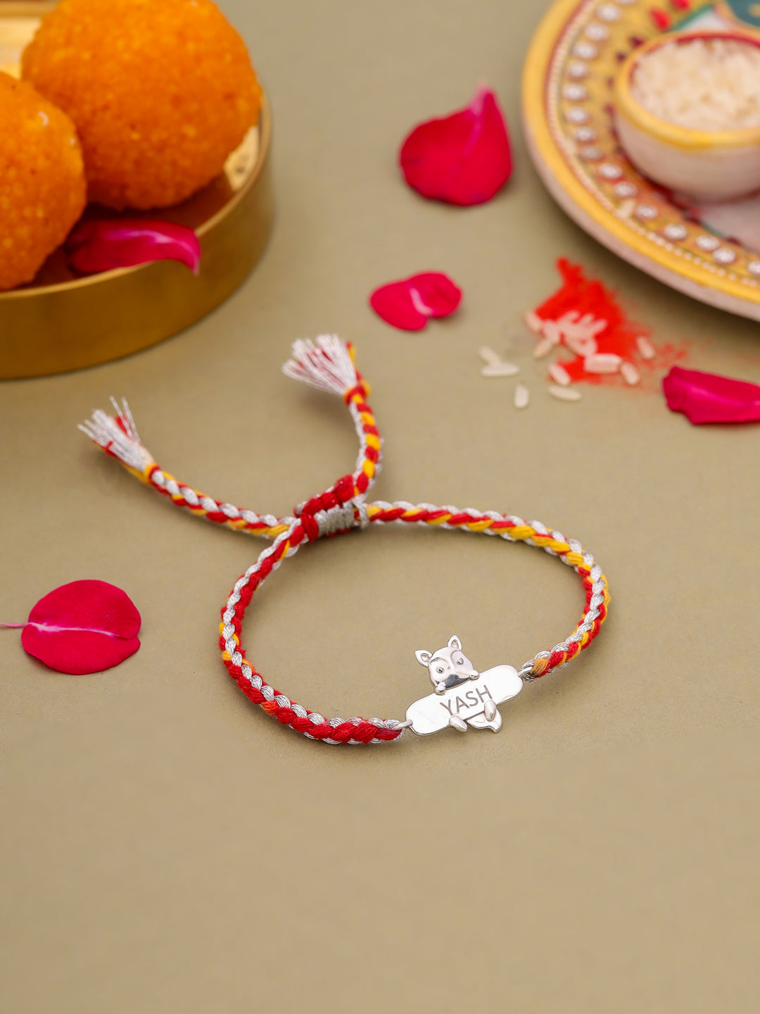 Baby Fox Personalized Kids 925 Sterling Silver Bracelet