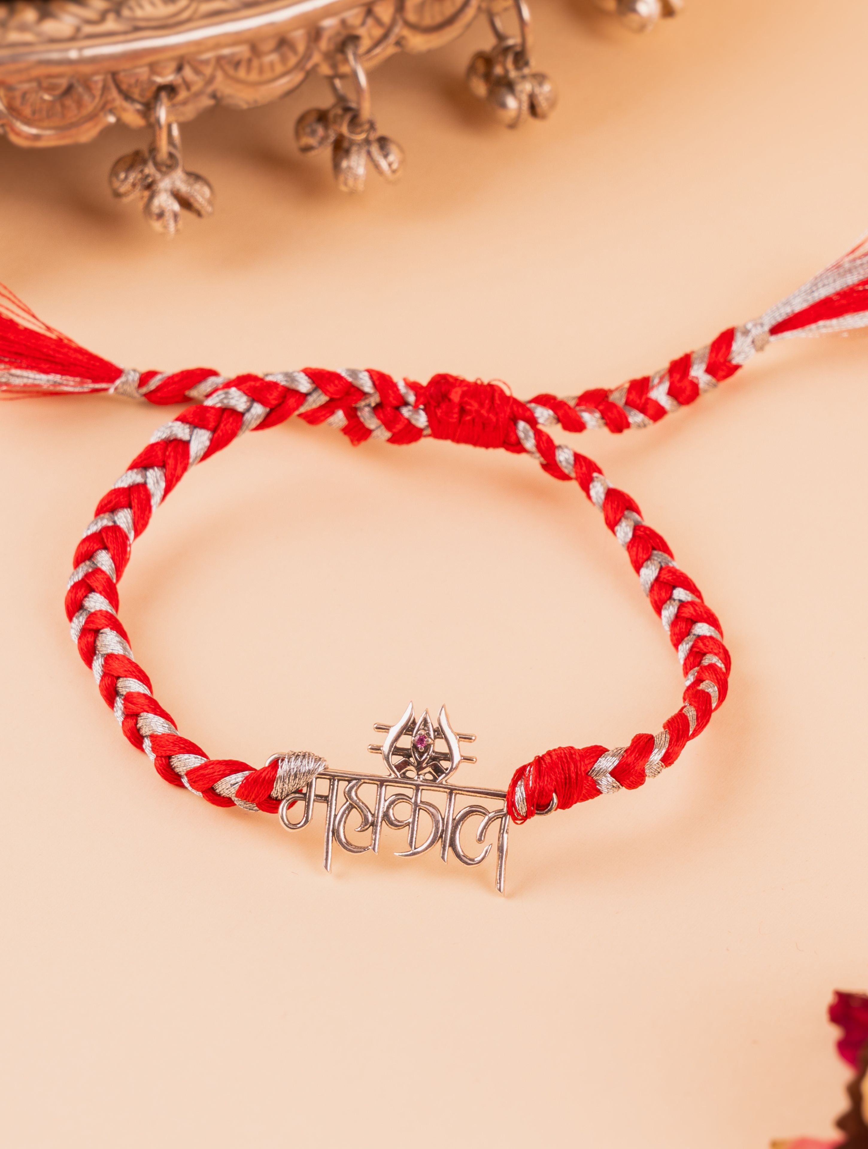 Silver Mahakal Rakhi