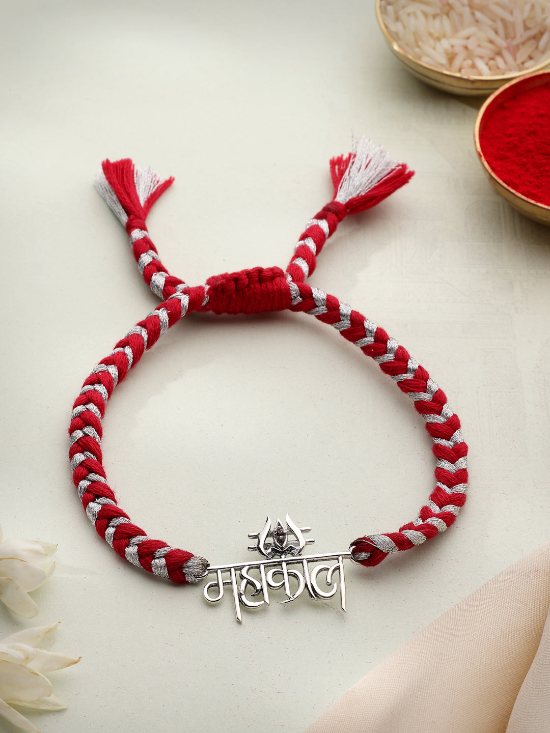 Silver Mahakal Rakhi