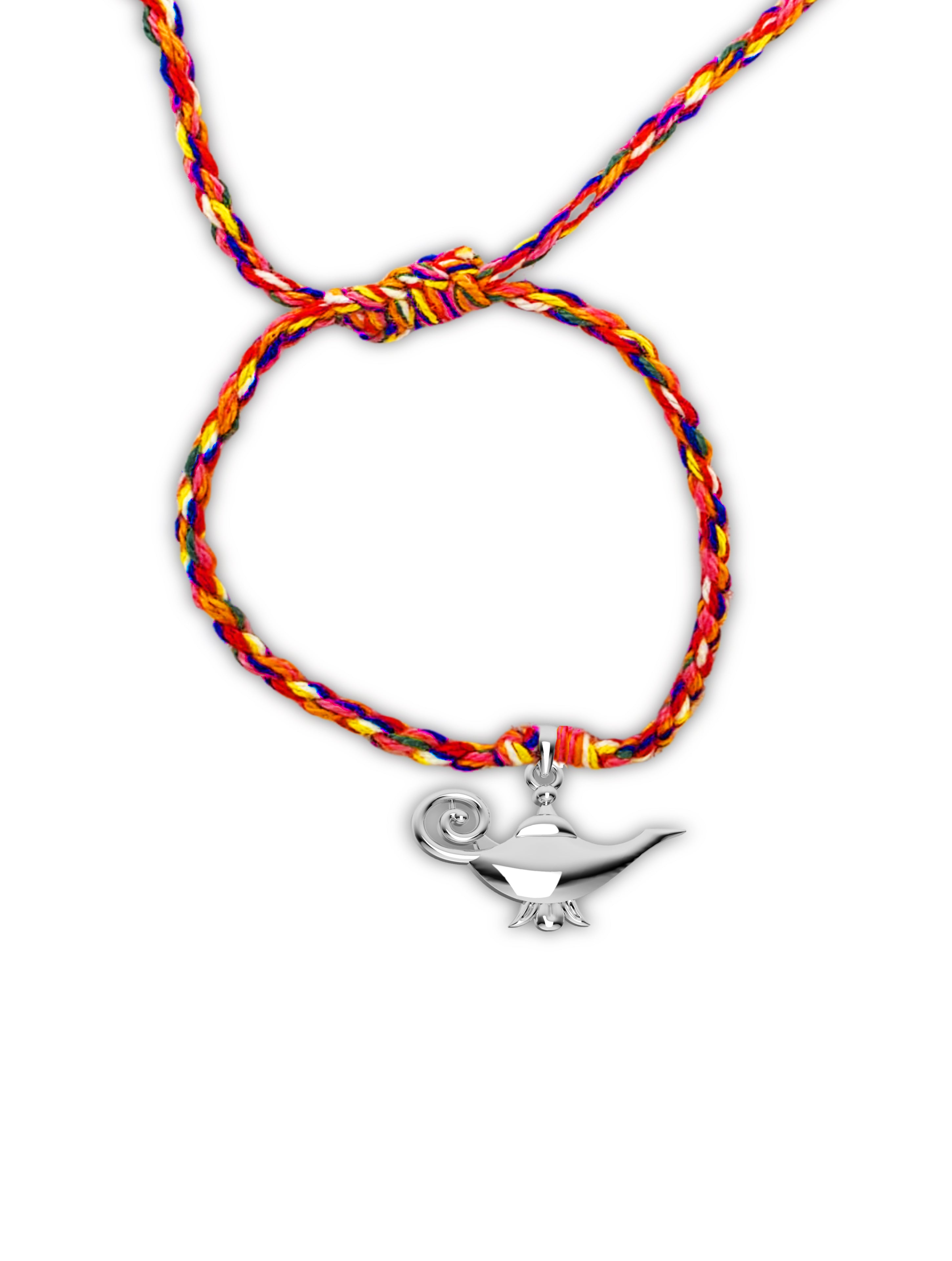 Silver Chirag Rakhi