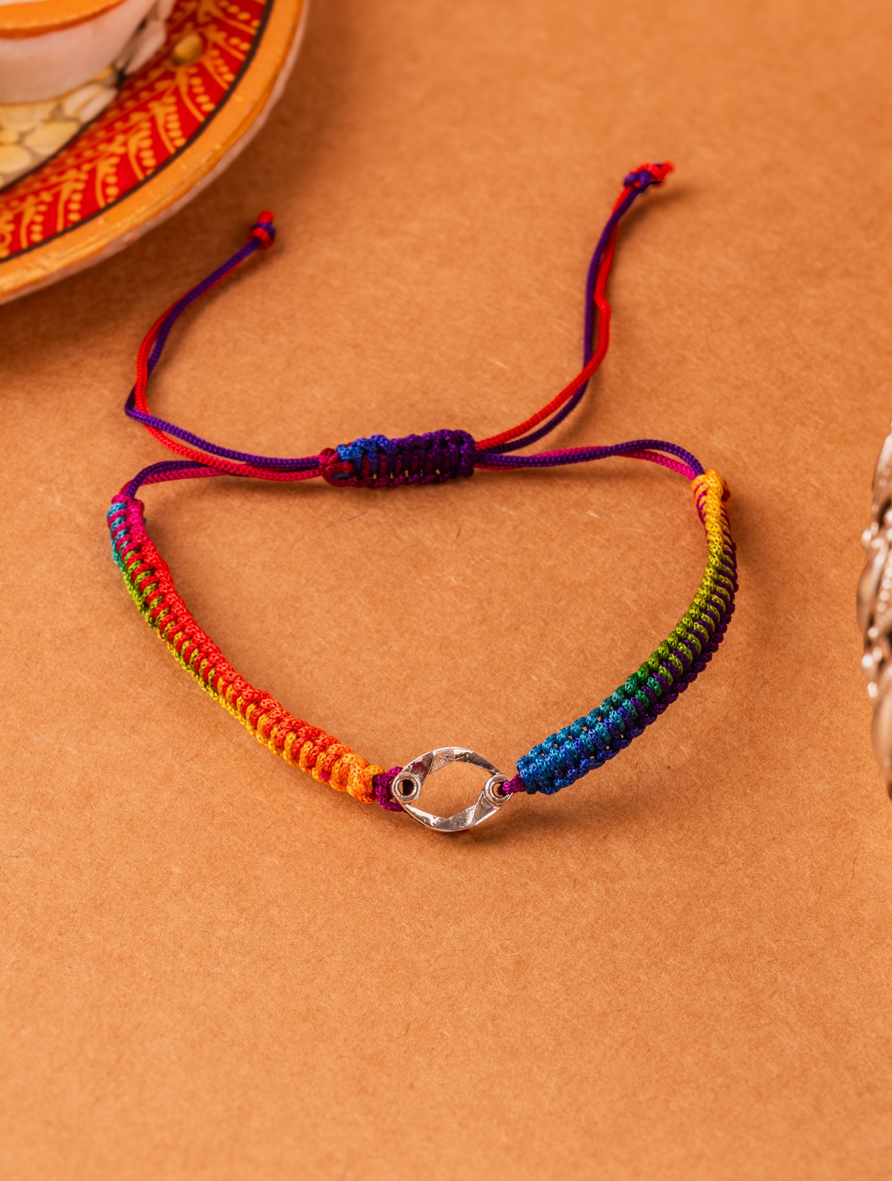 Silver Cancer Rakhi
