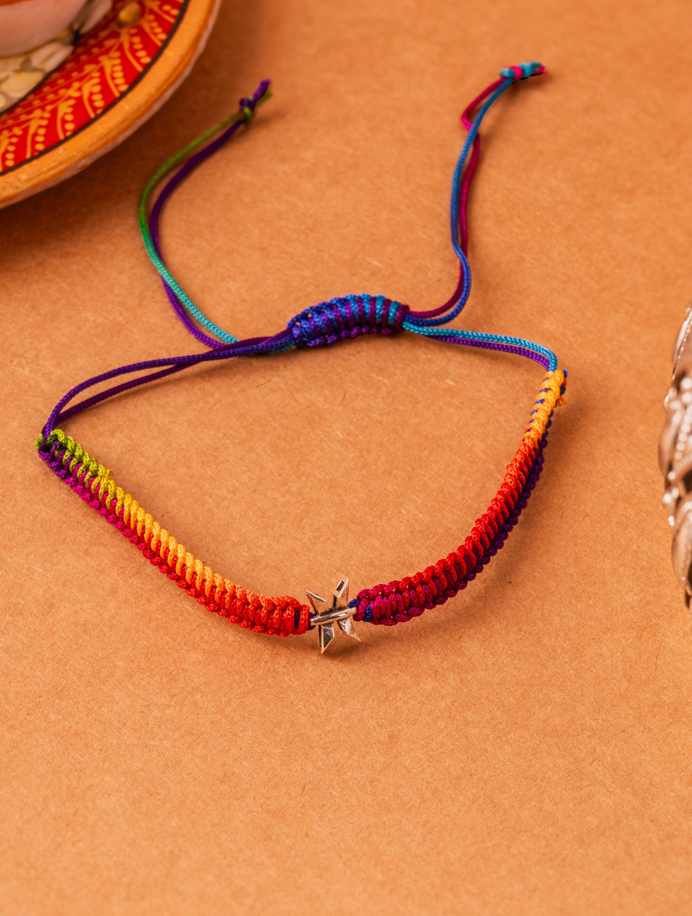 Silver Pisces Rakhi