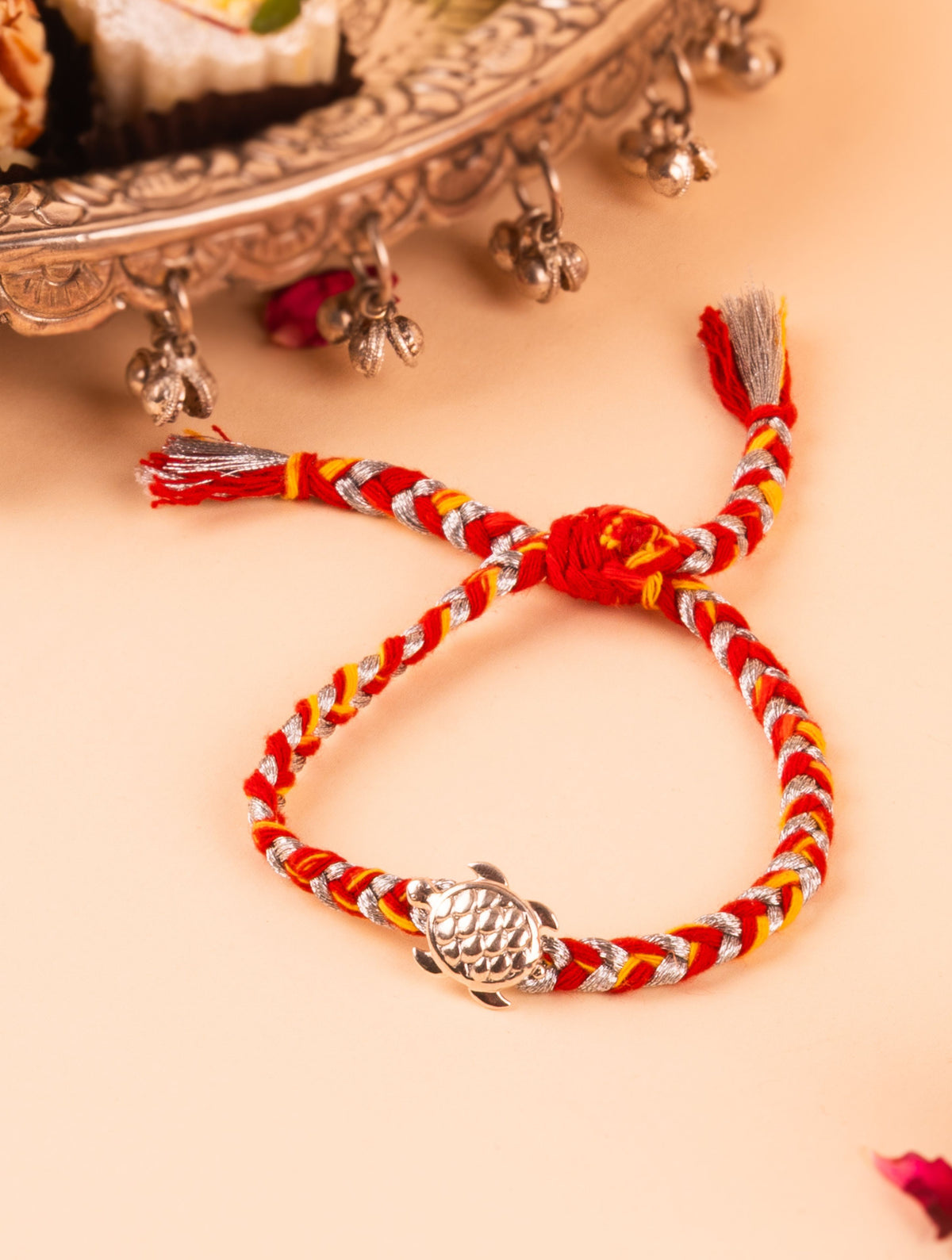 Turtle Raki Buy Now Sterling Silver Lucky Turtle Rakhi