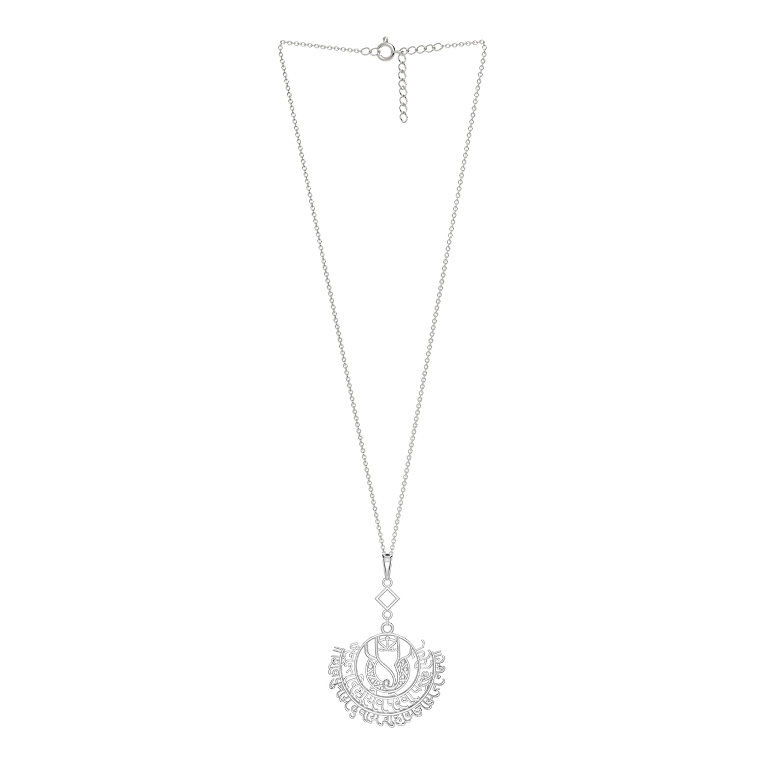 Shree Ganesh Mantra Lumba Convertible Rakhi Pendant