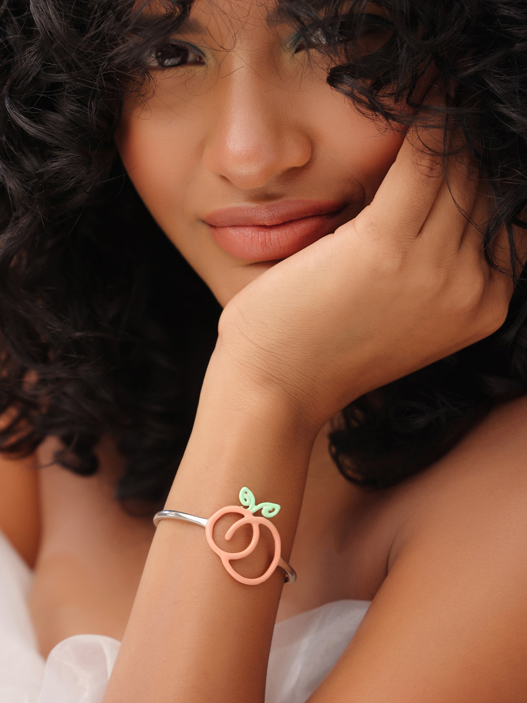 925 Silver Summer Inspired Corolla Collection Cuff Bracelet