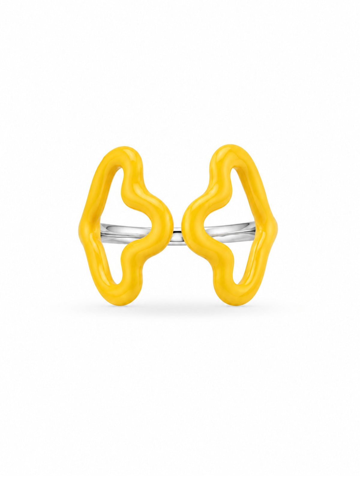 Verstellbarer Ring aus 925er Silber „Sunset Bloom“ aus der Corolla-Kollektion