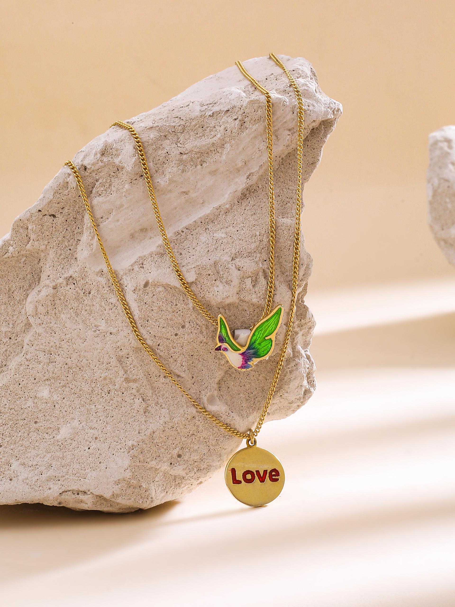 Enamor Bird Necklace - Valentine Edition