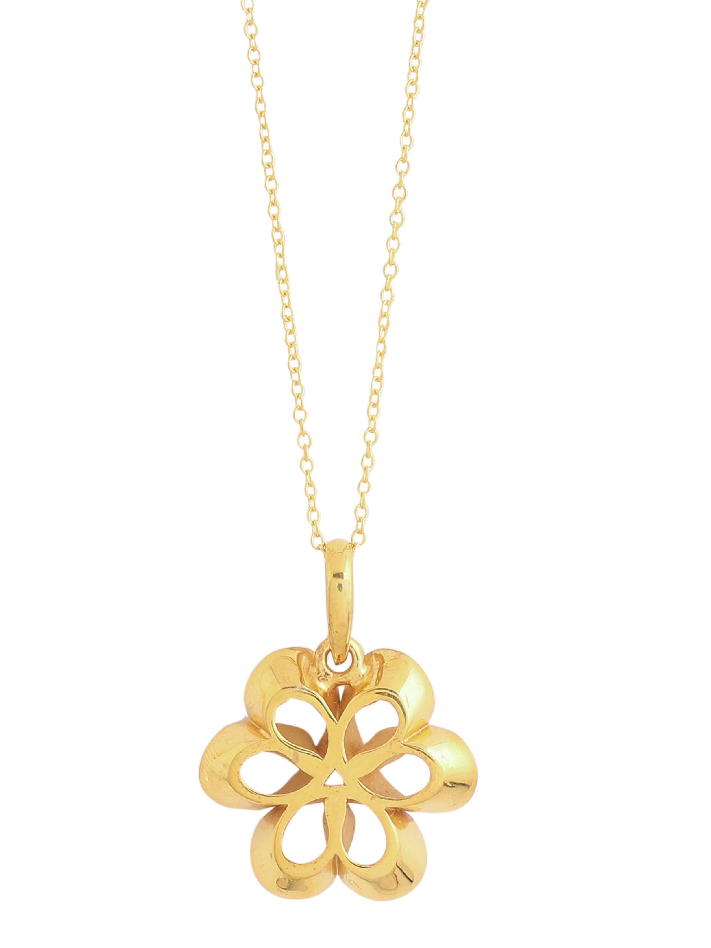 24K Gold Plating Love Blossoms Elysian Collection Pendant