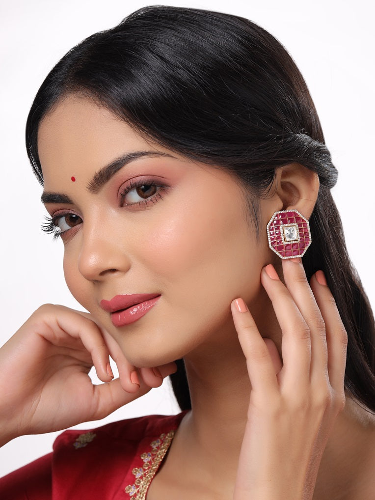 Shining Mughal Treasure Earrings