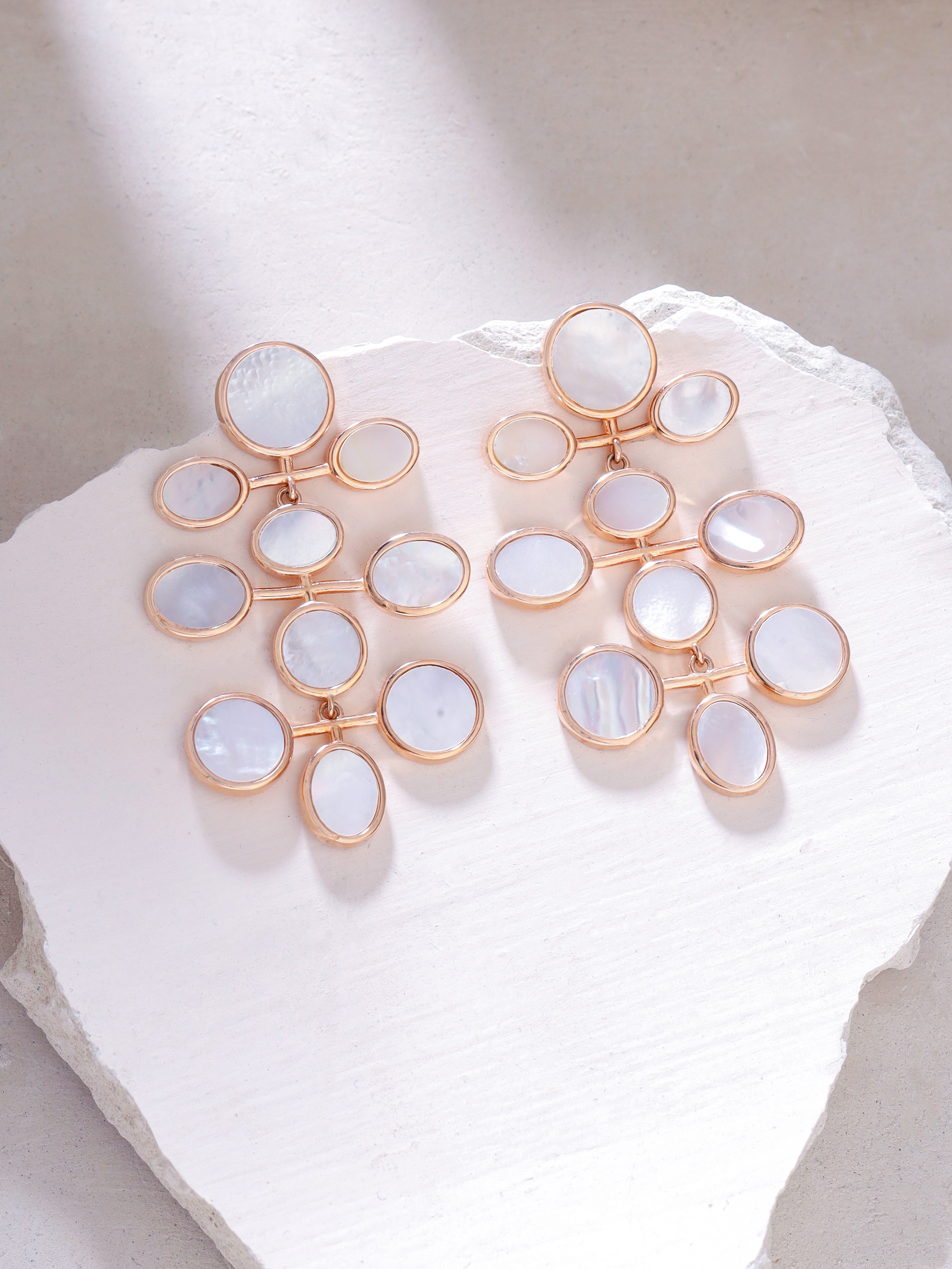 Syra Collection 24k Gold Italian Pearl Earrings