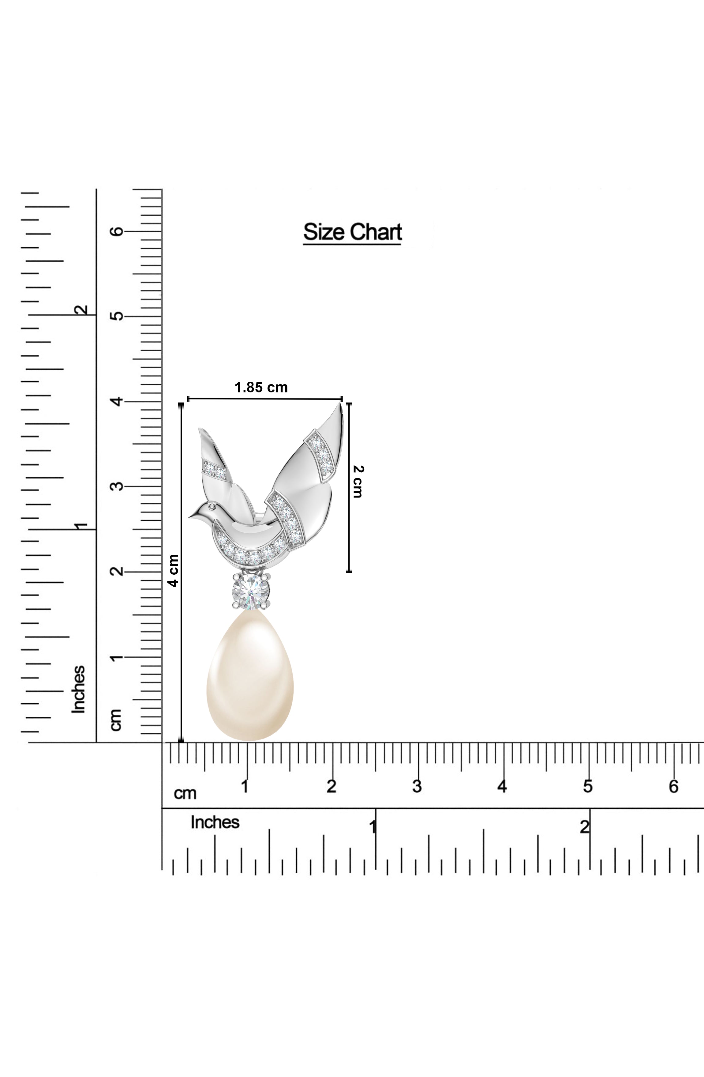 Sterling Silver Serendipity Dove Pearl Earrings