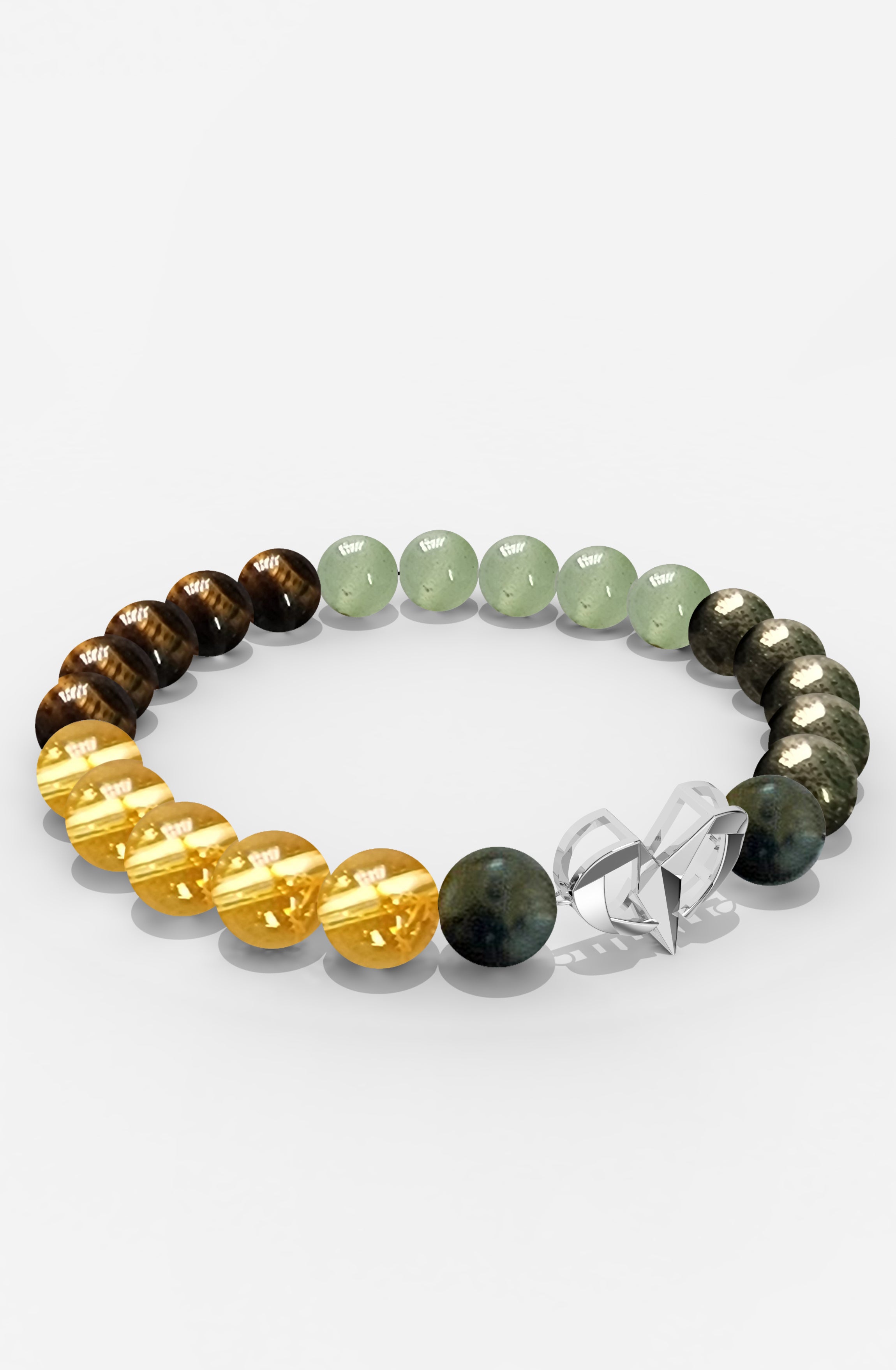 Sterling Silver Aries Money Magnet Bracelet For Men
