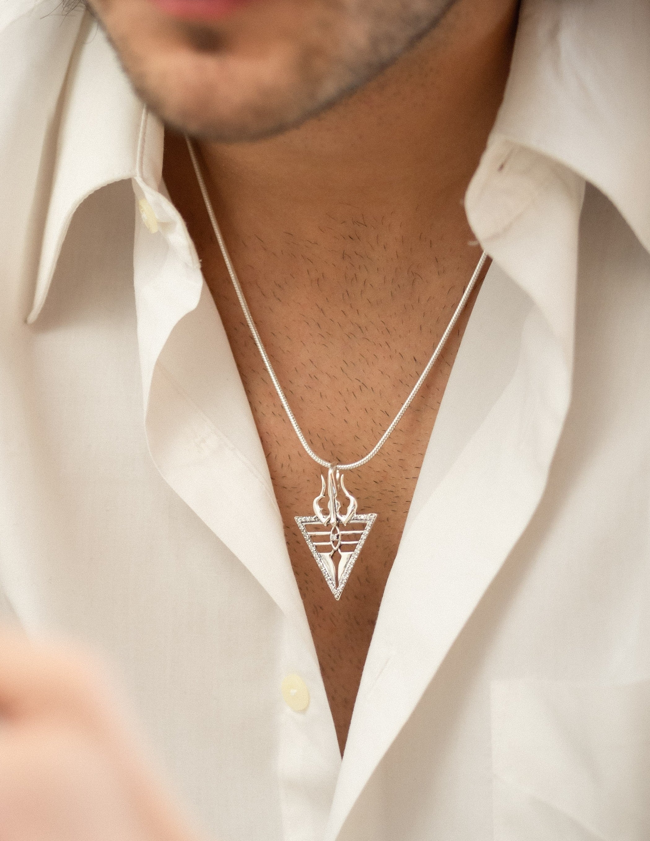 Lord Shiva Silver Pendant for Men – Spiritual Oxidised Jewellery