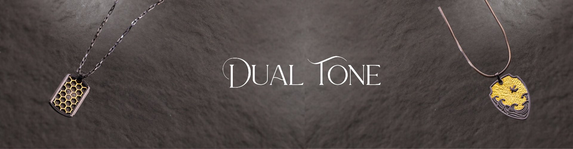 dual tone silver jewellery