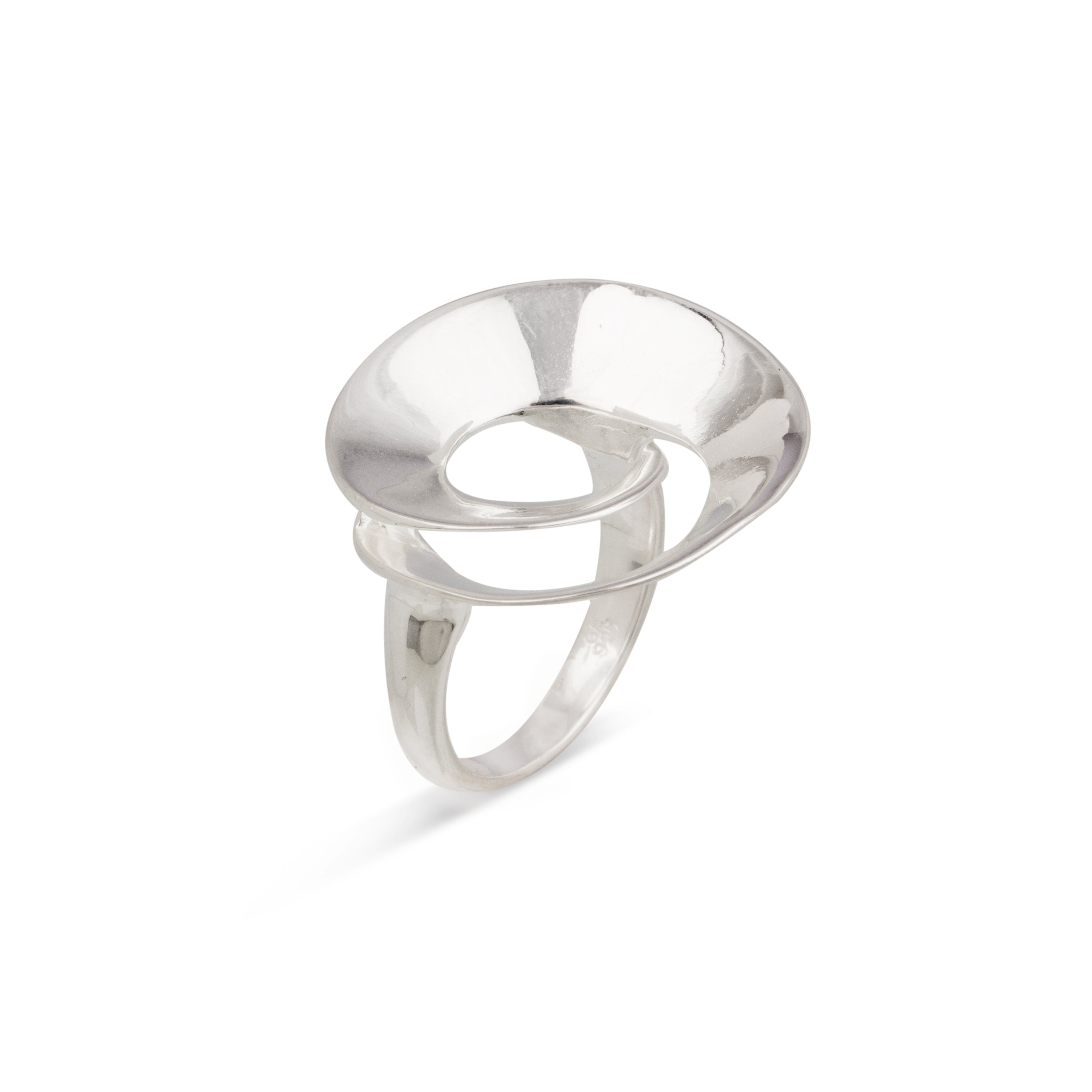 Sterling Silver Split Swirl Ring for Sale | Dreamland Jewelry