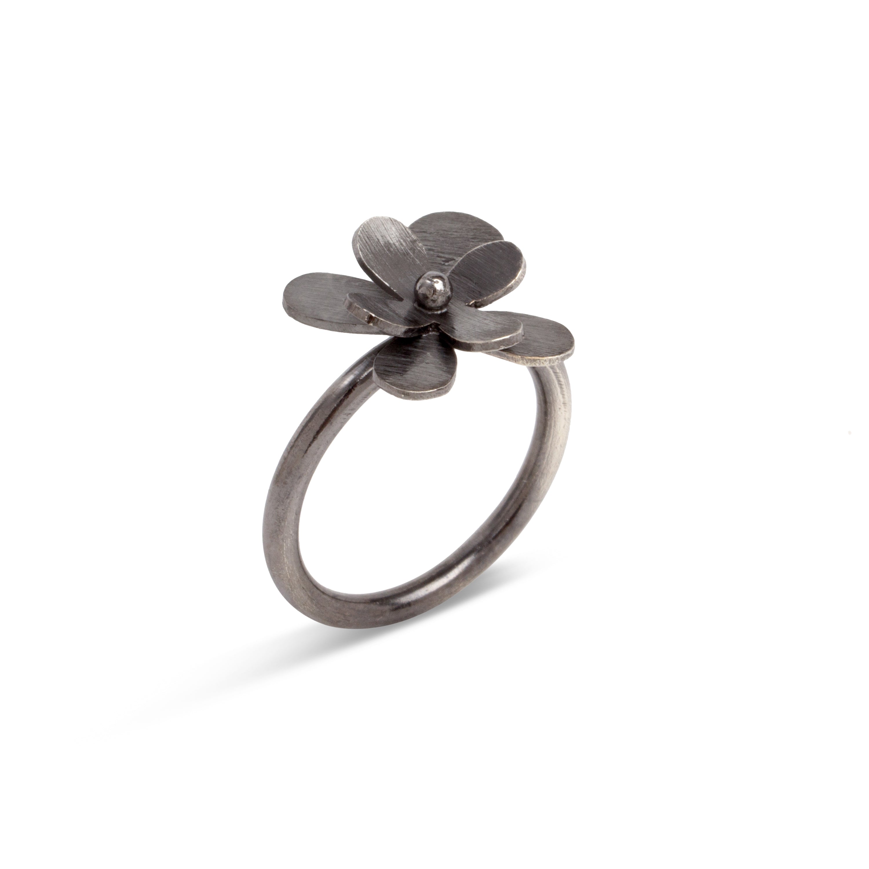 Enstyle- Silver Flower Ring.